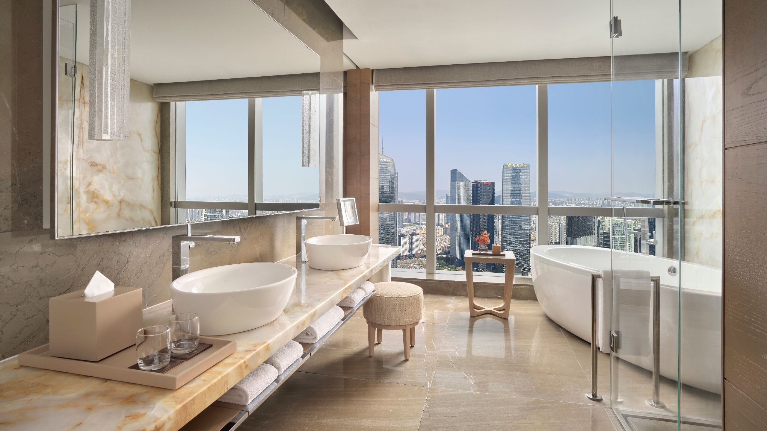 第 4，共 4 Park Hyatt Guangzhou City View Deluxe Suite Bathroom