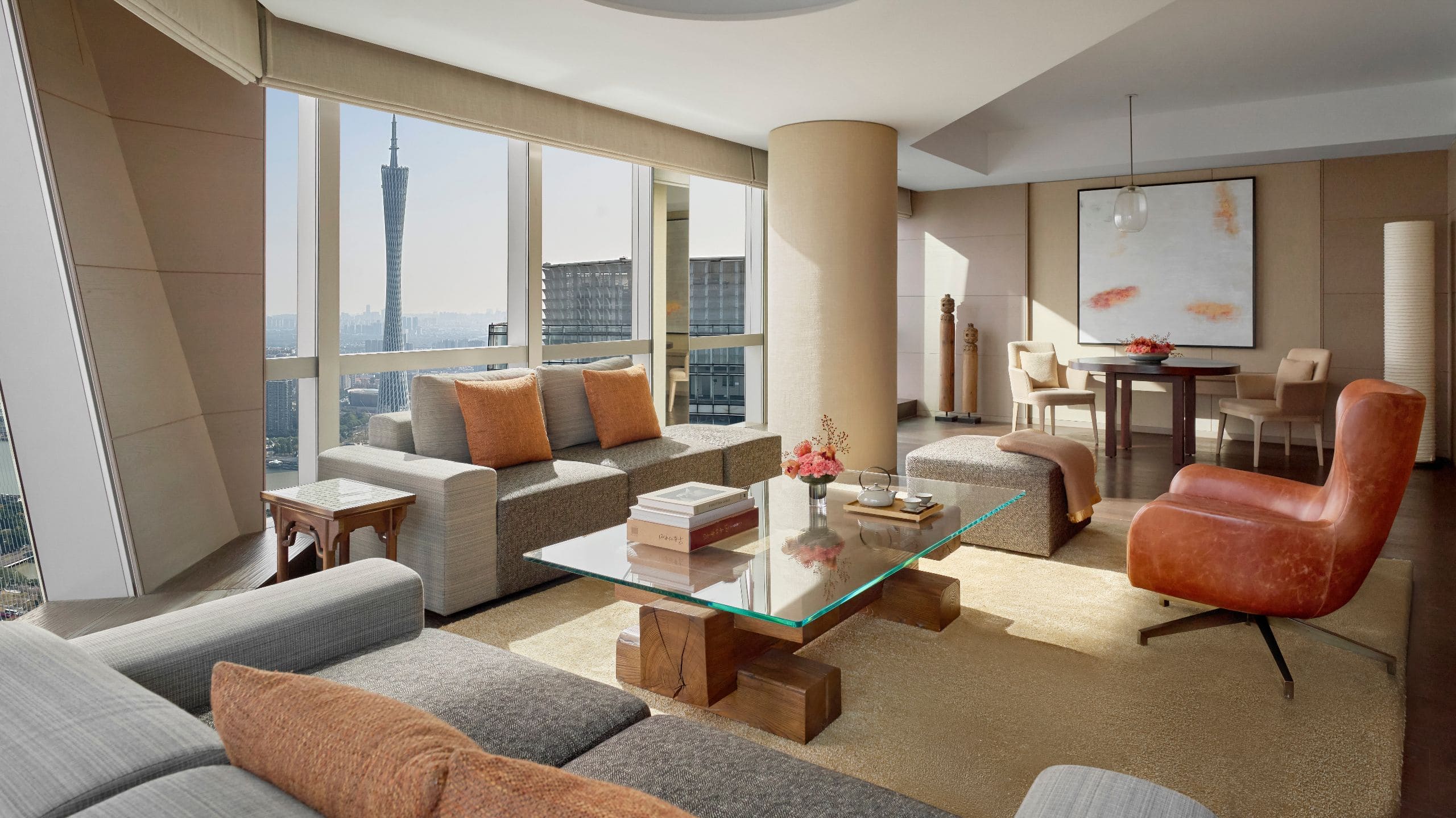 Park Hyatt Guangzhou Tower View Deluxe Suite Living Room Hero