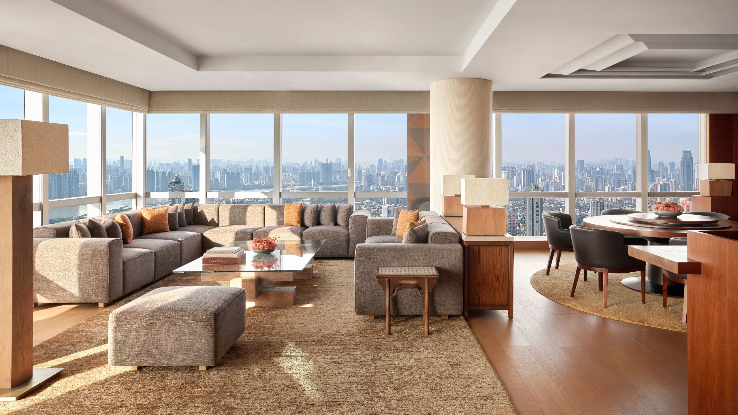 Park Hyatt Guangzhou Diplomat Suite Lounge Area