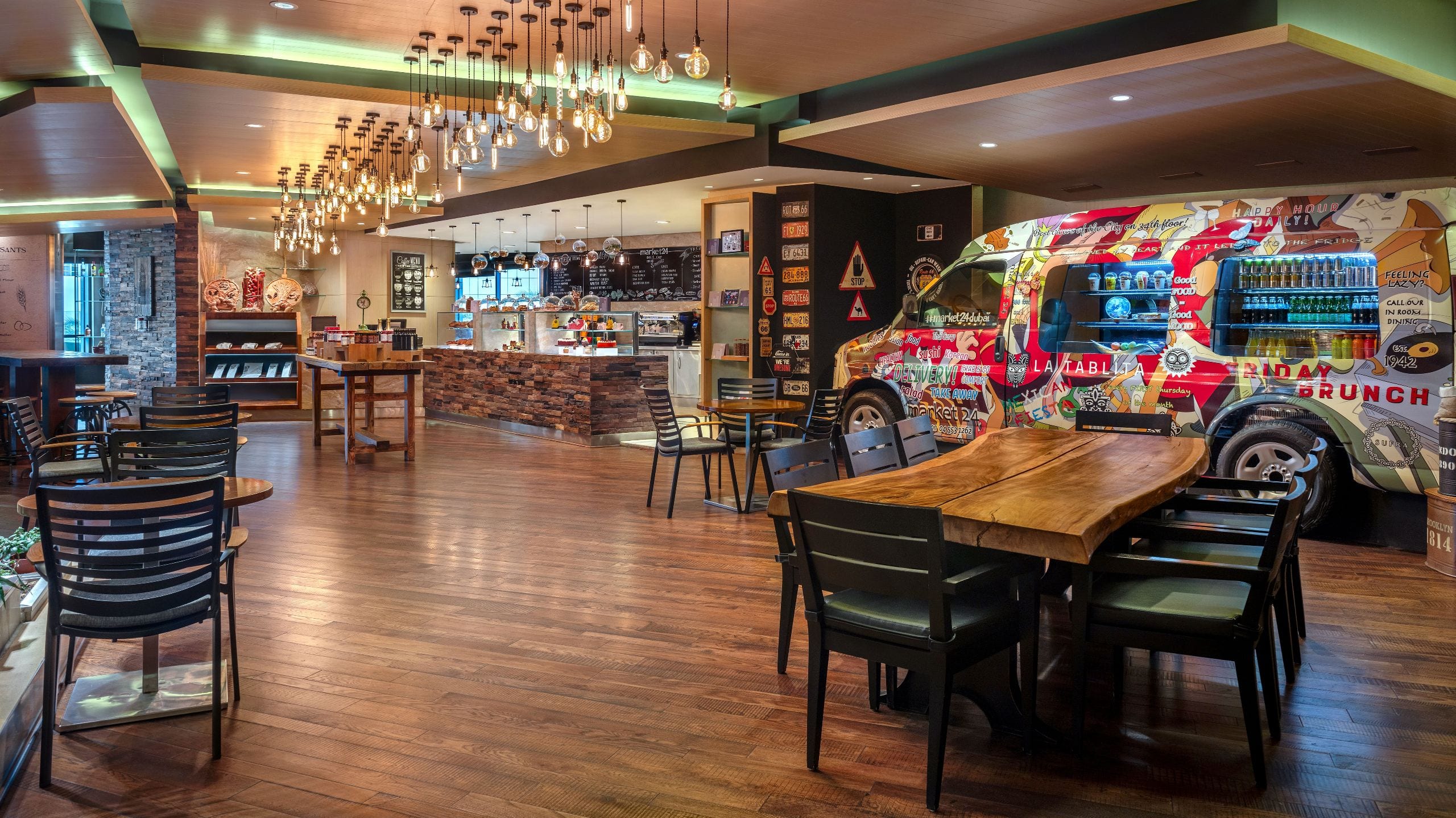 Hyatt Regency Dubai Creek Heights Market Twenty Four Restaurant Deli View