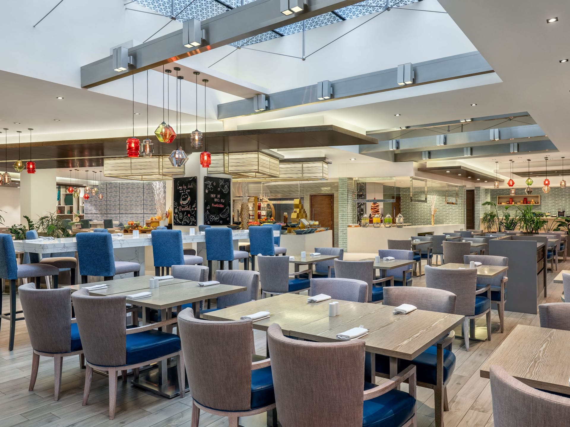 Hyatt Regency Dubai Creek Heights Sufra Restaurant Interior Seating Area