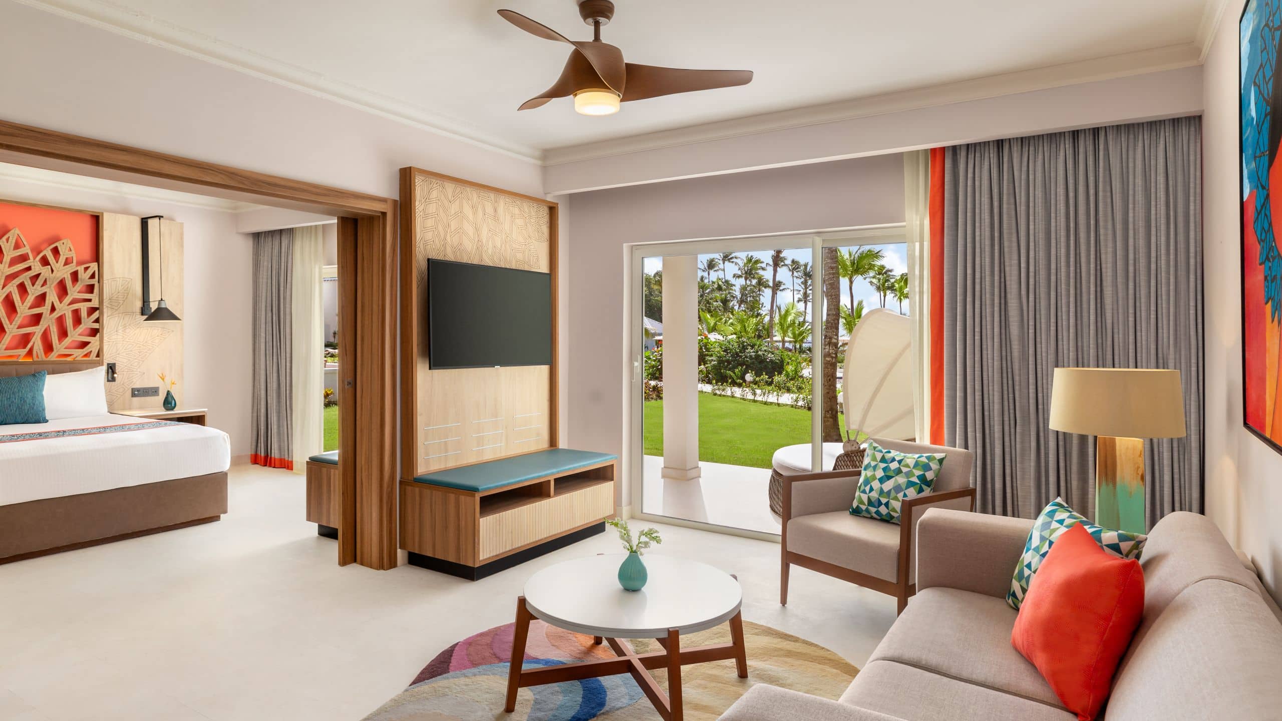 Dreams La Romana Suite Garden View King Living