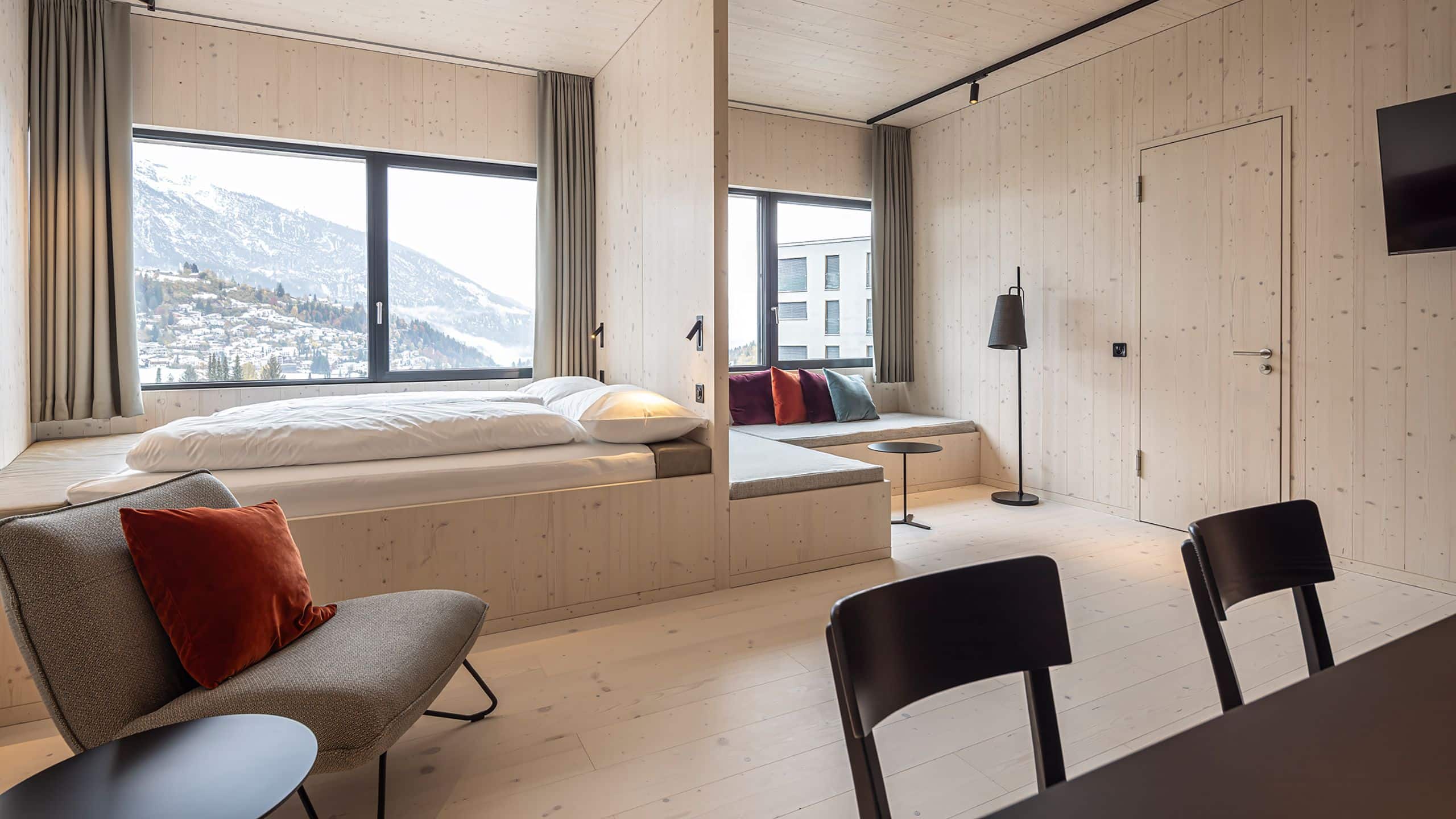 Me and All Hotel Flims One King Bed Studio Overview