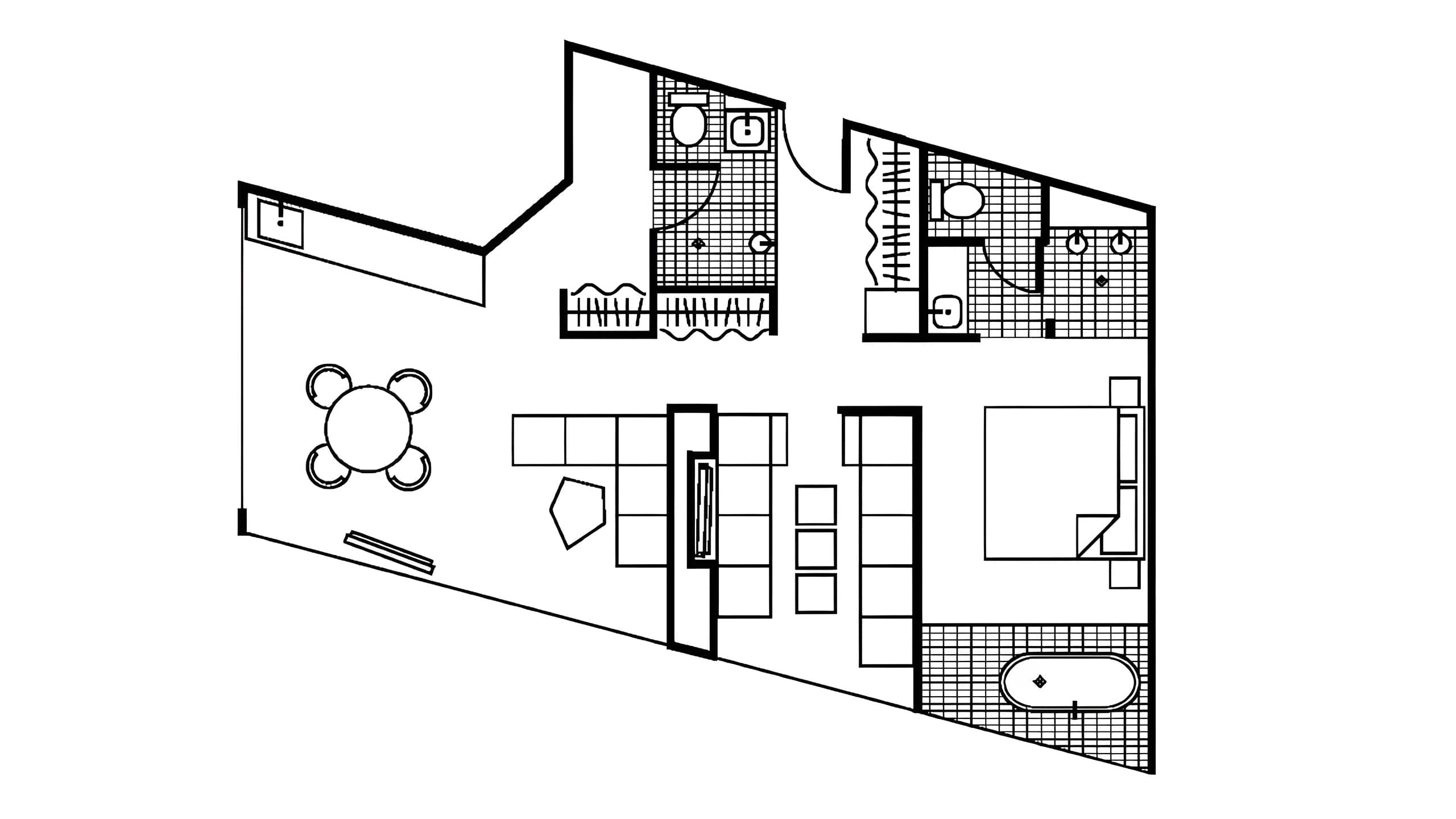 The Standard, High Line Empire Suite Floorplan