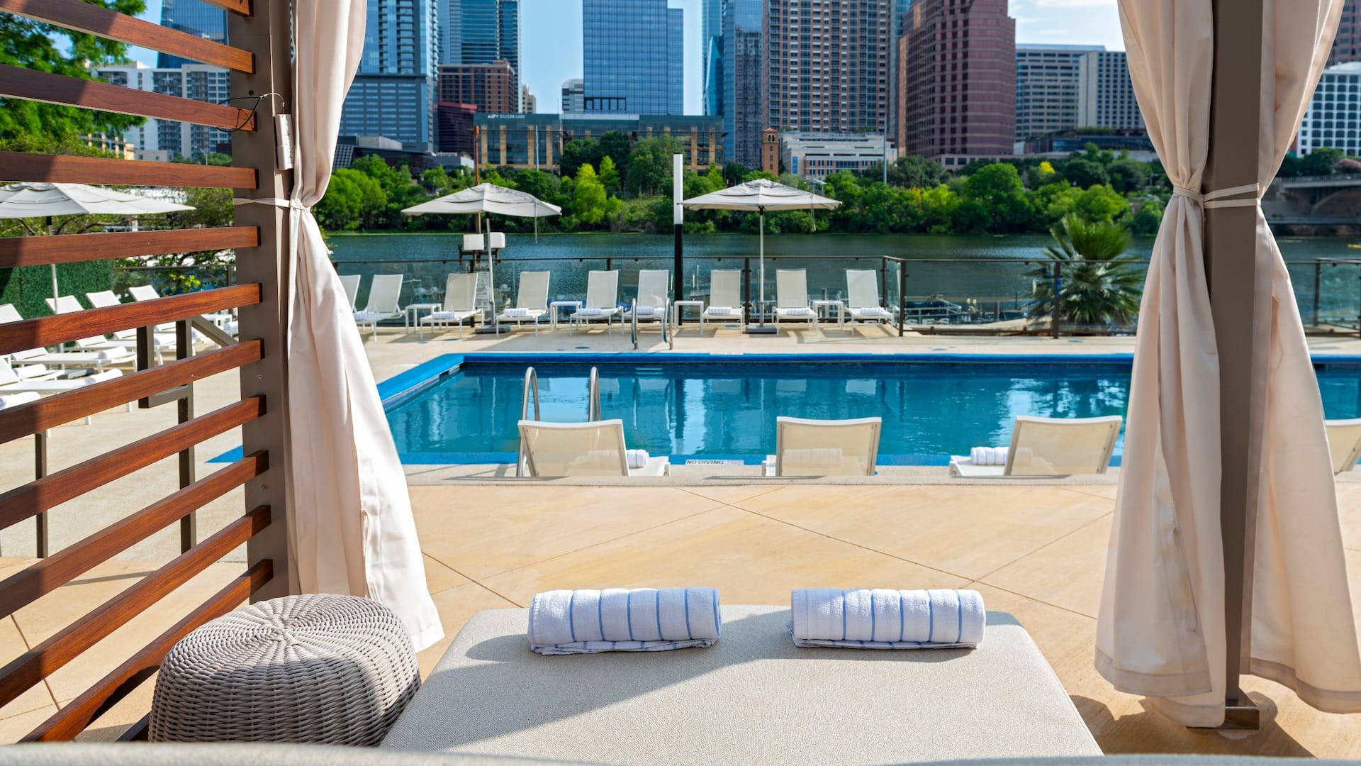 Hyatt Regency Austin Pool Cabana
