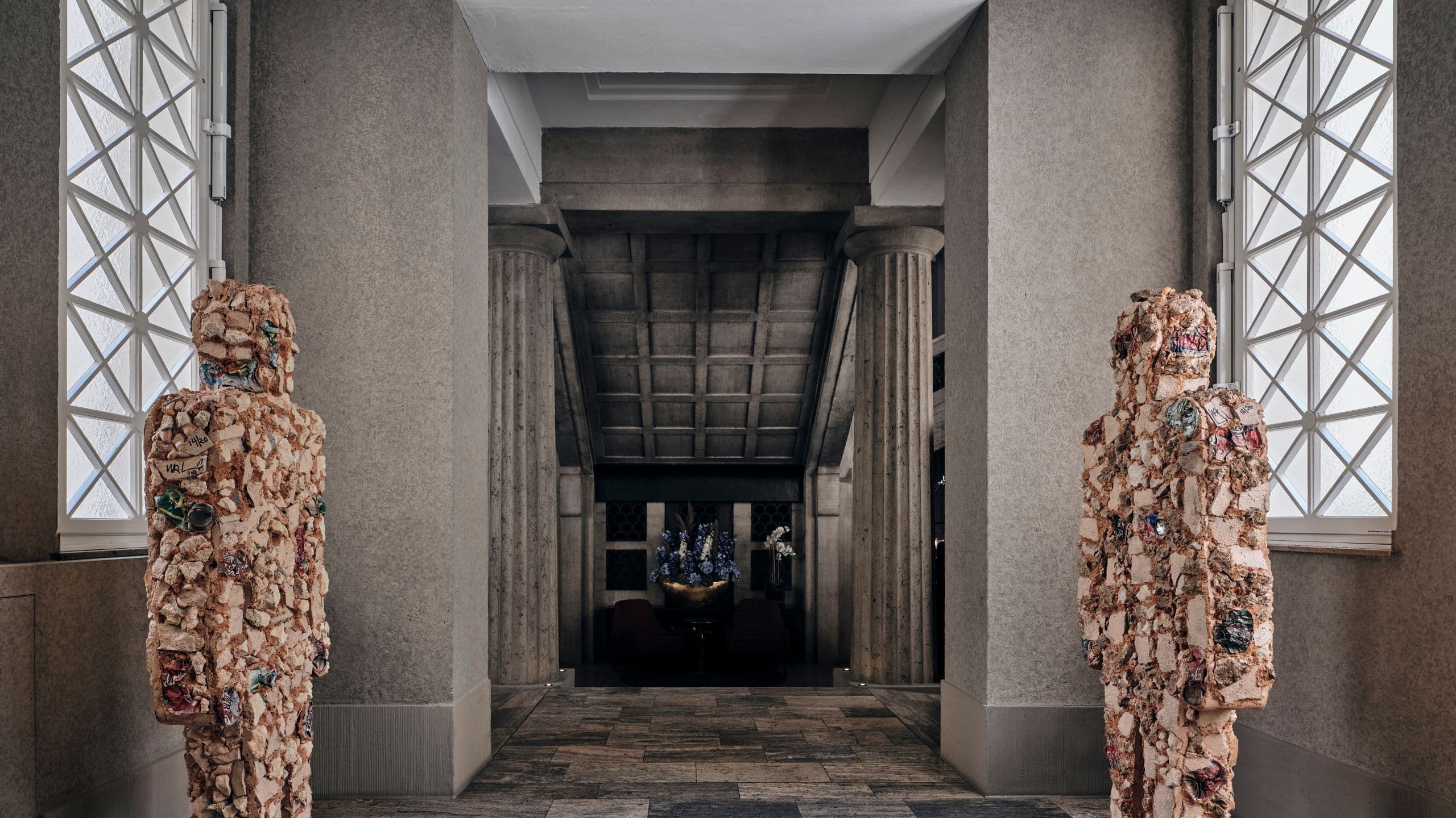 The Wellem Hallway Entrance With Art Sculptures