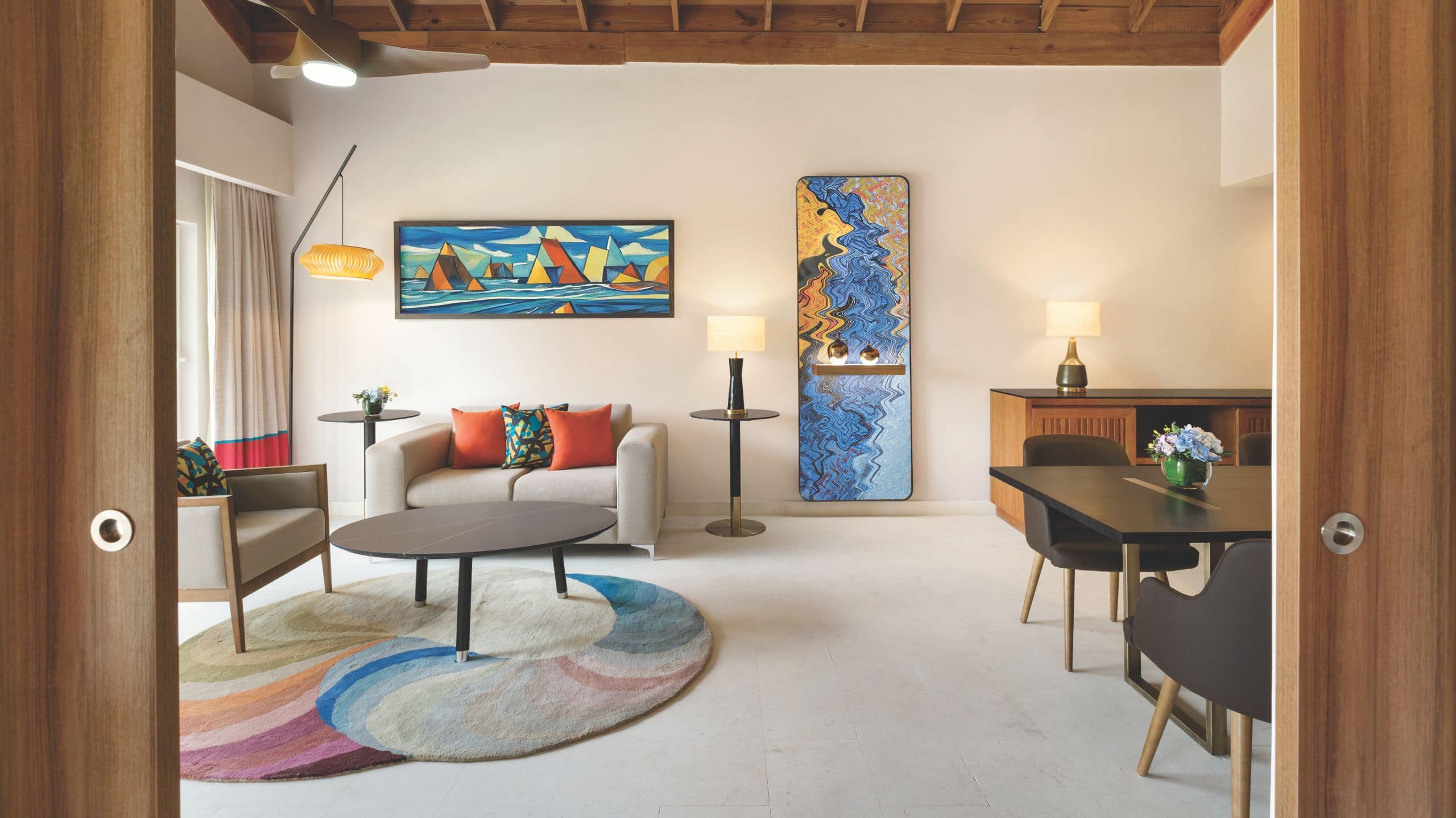 Secrets La Romana Preferred Suite Garden View King Living Room