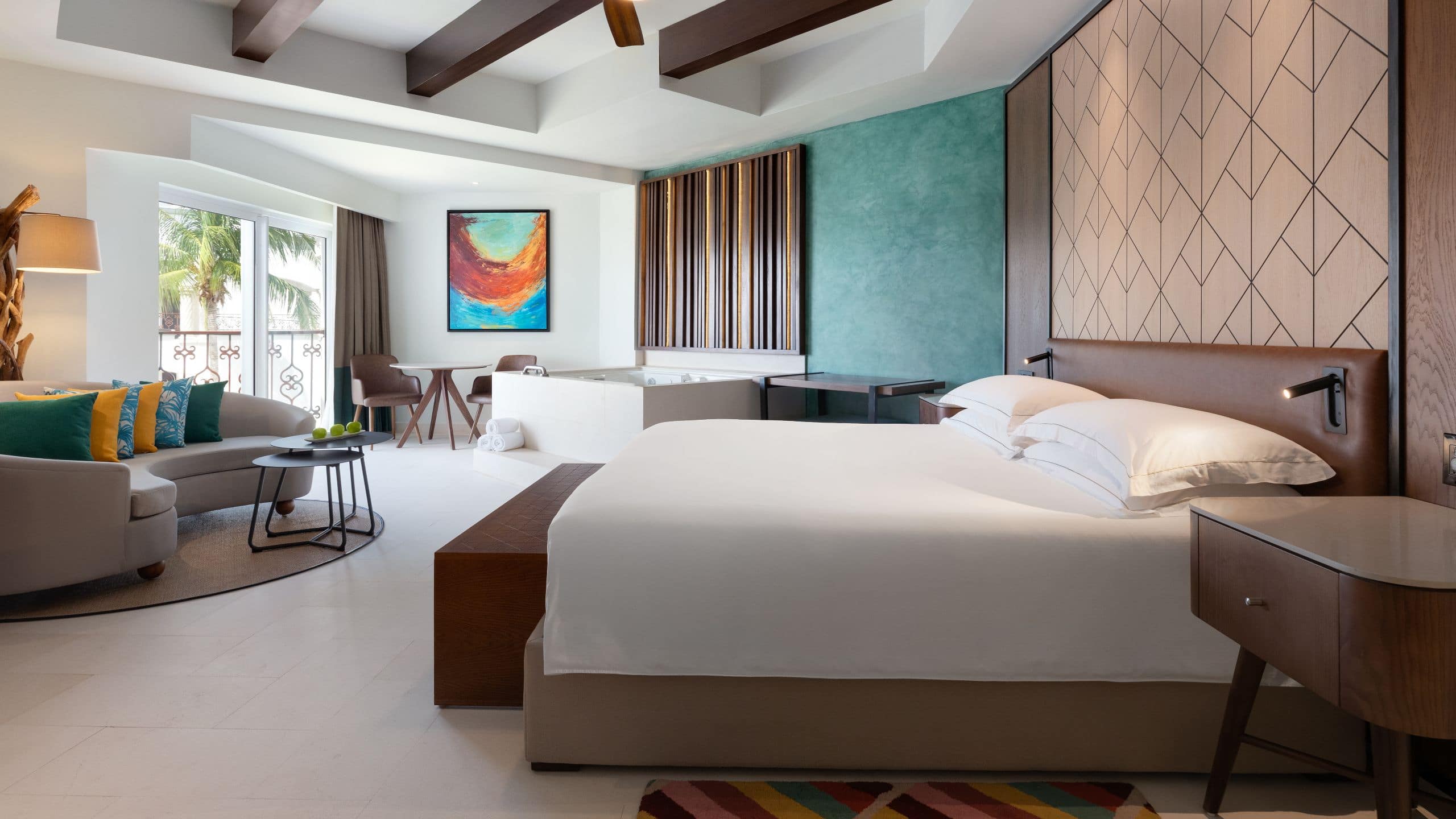 5 of 5 Hyatt Vivid Playa del Carmen One Bedroom Suite King Bedroom