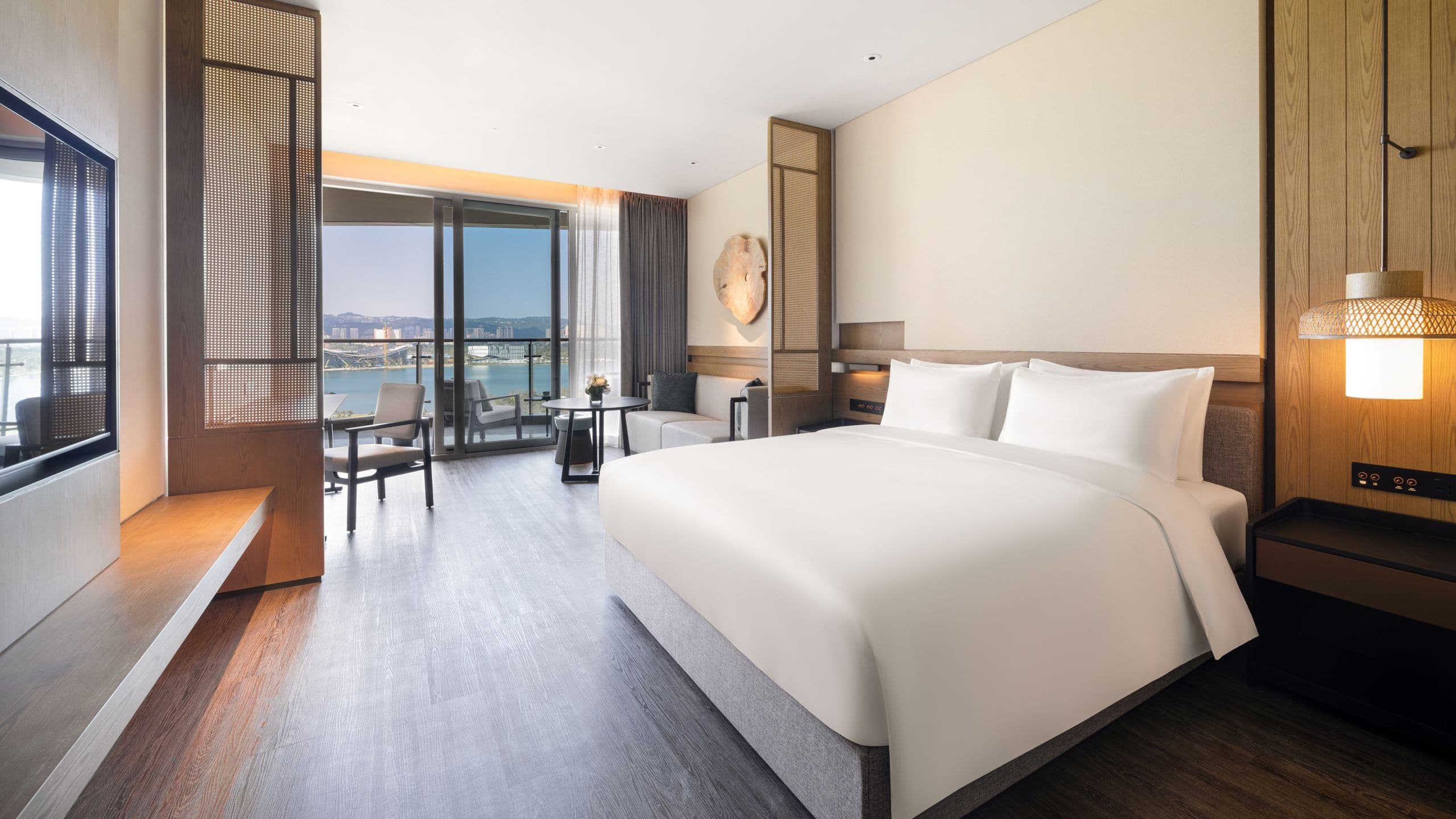 Mumian Chengdu Dong'an Lake Resort One King Bed With Lake View Deluxe