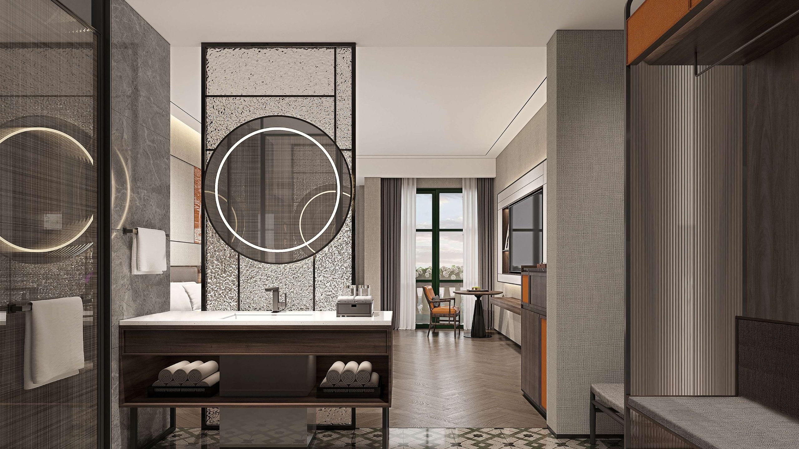 2 of 2 UrCove Zhuhai Gongbei Superior King Bathroom