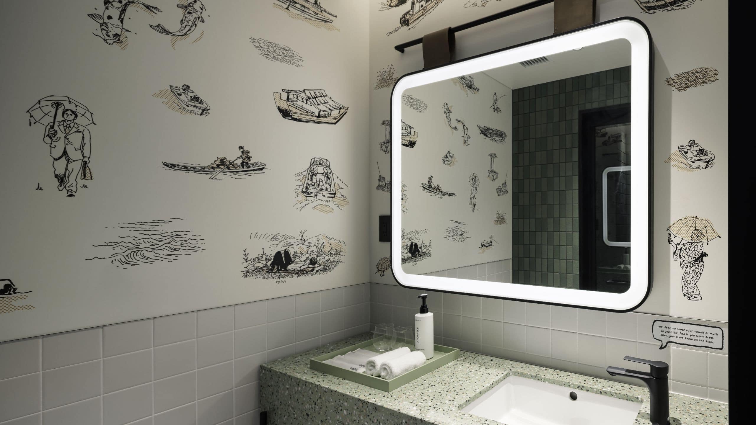 Caption by Hyatt Kabutocho Tokyo 1 King Bed Bathroom Sink