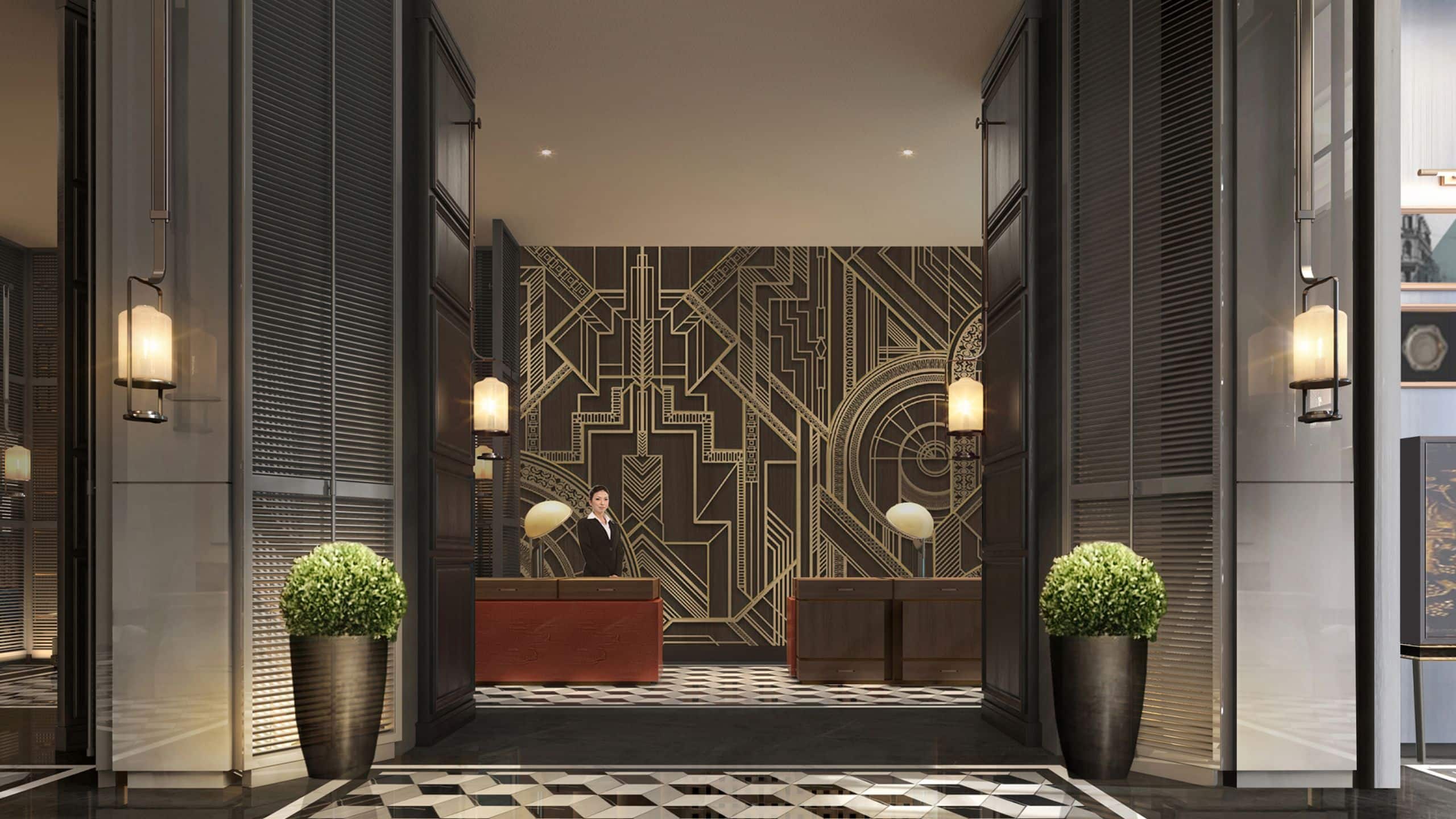 Mumian Shanghai Expo Hotel Lobby Reception
