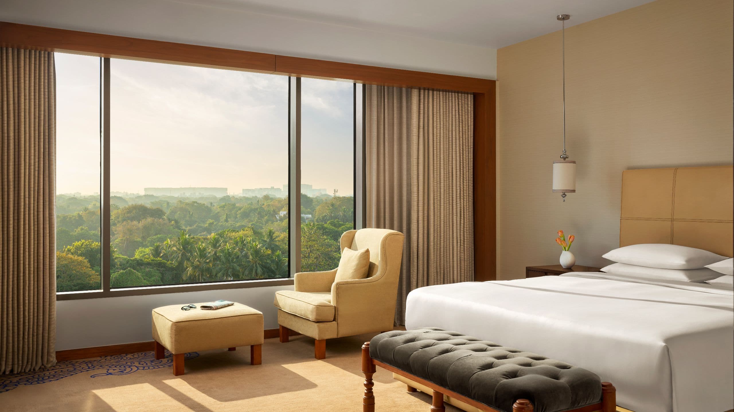 2 of 5 Park Hyatt Chennai Park Suite Bedroom View Cushion