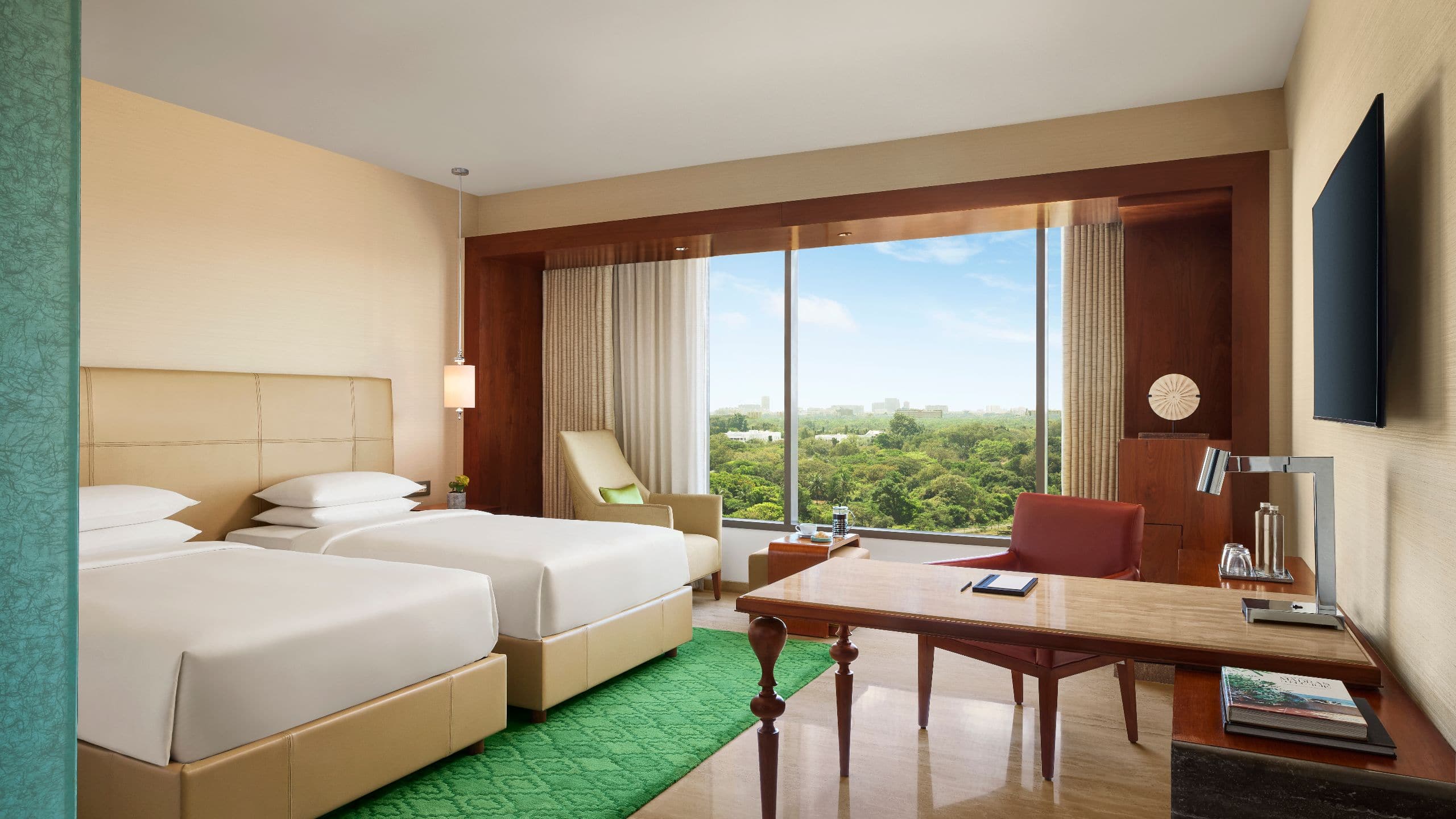 Park Hyatt Chennai Twin Room View Writer Desk Tea