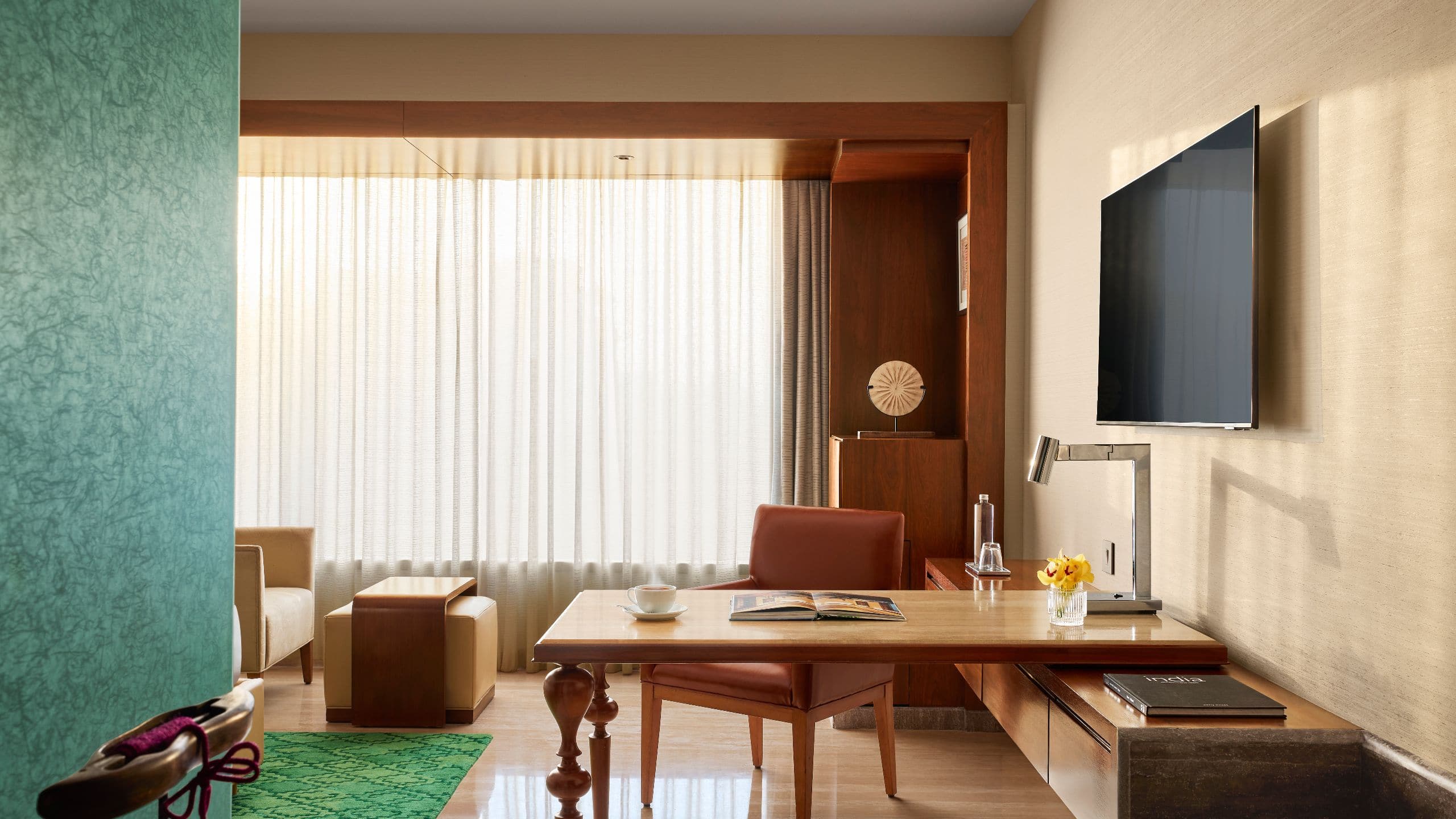 5 of 7 Park Hyatt Chennai Standard Room Writer Desk Fruit Art