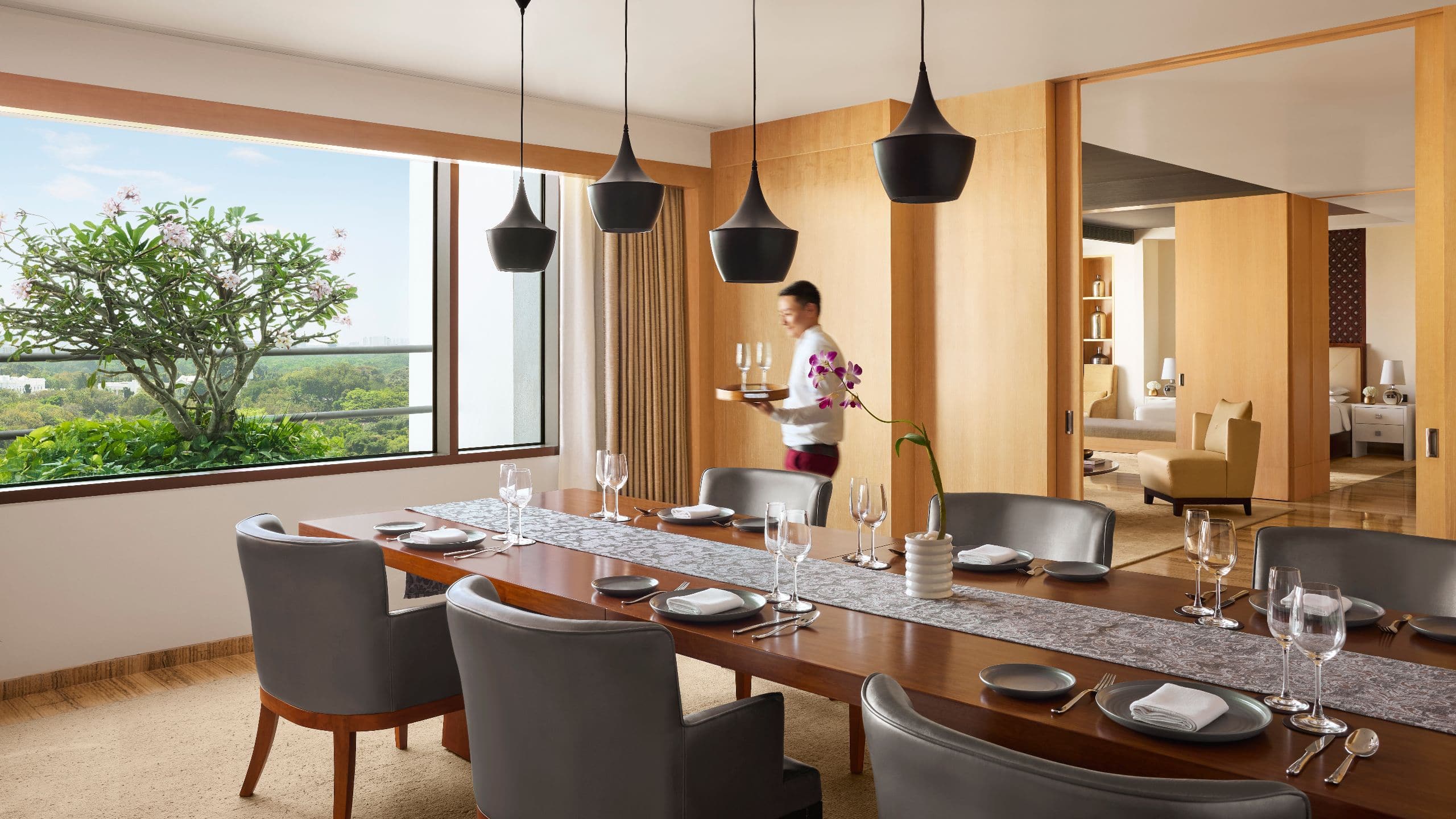 4 of 7 Park Hyatt Chennai Presidential Suite Dining Service
