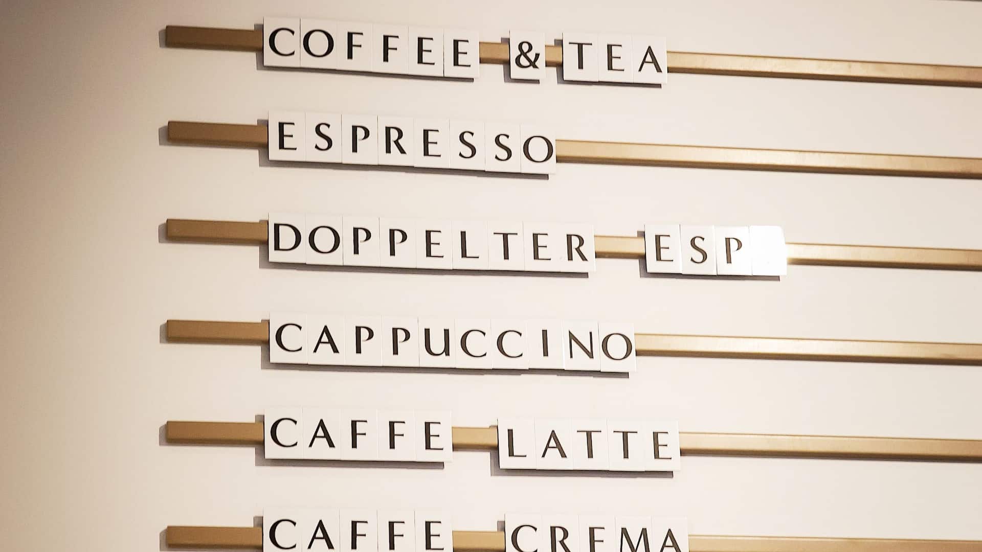 Grand Hyatt Berlin 1838 Deli Wall Menu