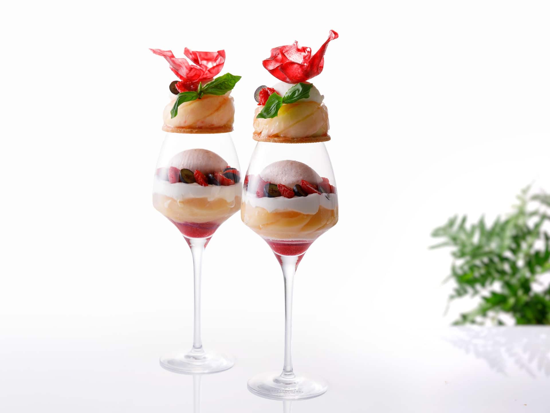 Grand Hyatt Fukuoka Peach Melba Parfait