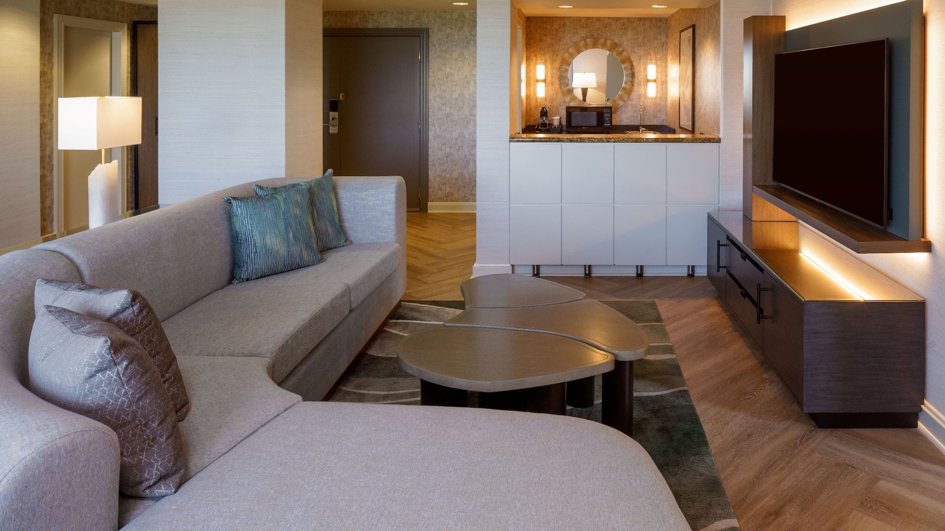 Hyatt Regency Reston Town Center Suite Sofa