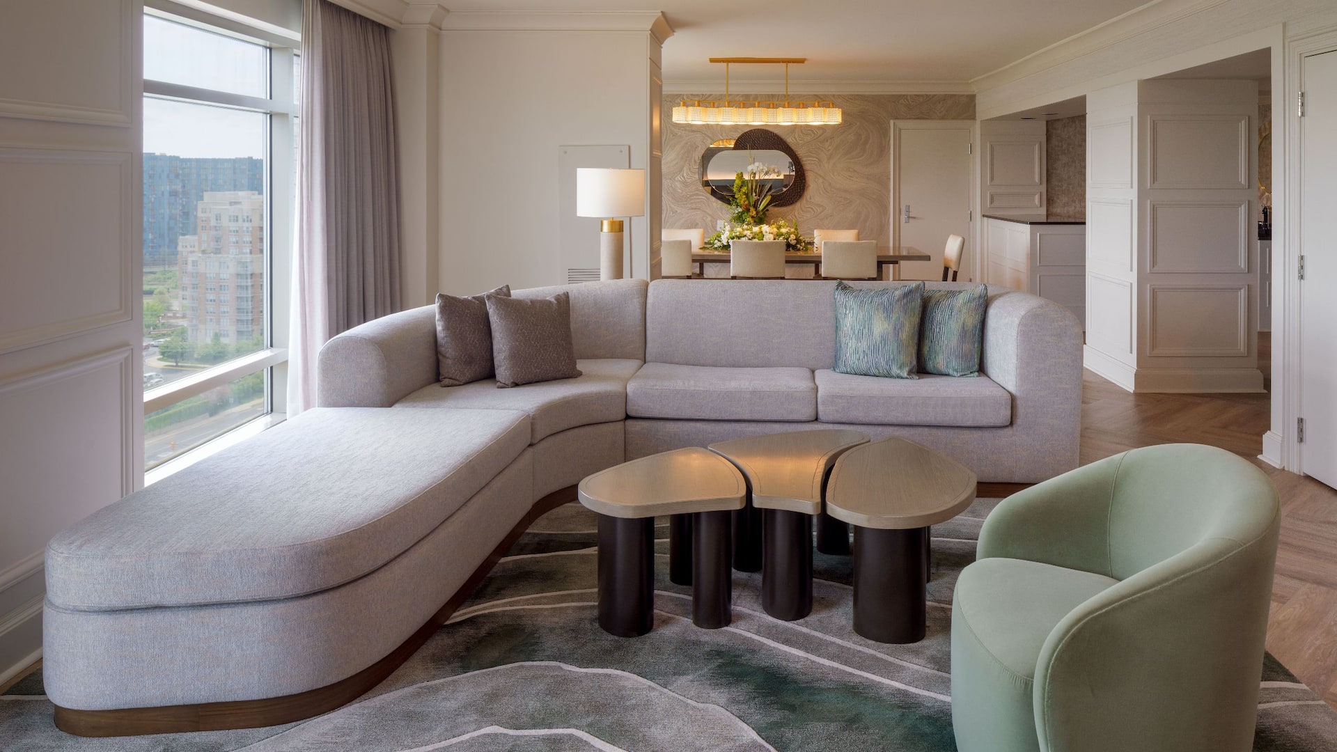 Hyatt Regency Reston Presidential Suite Sofa