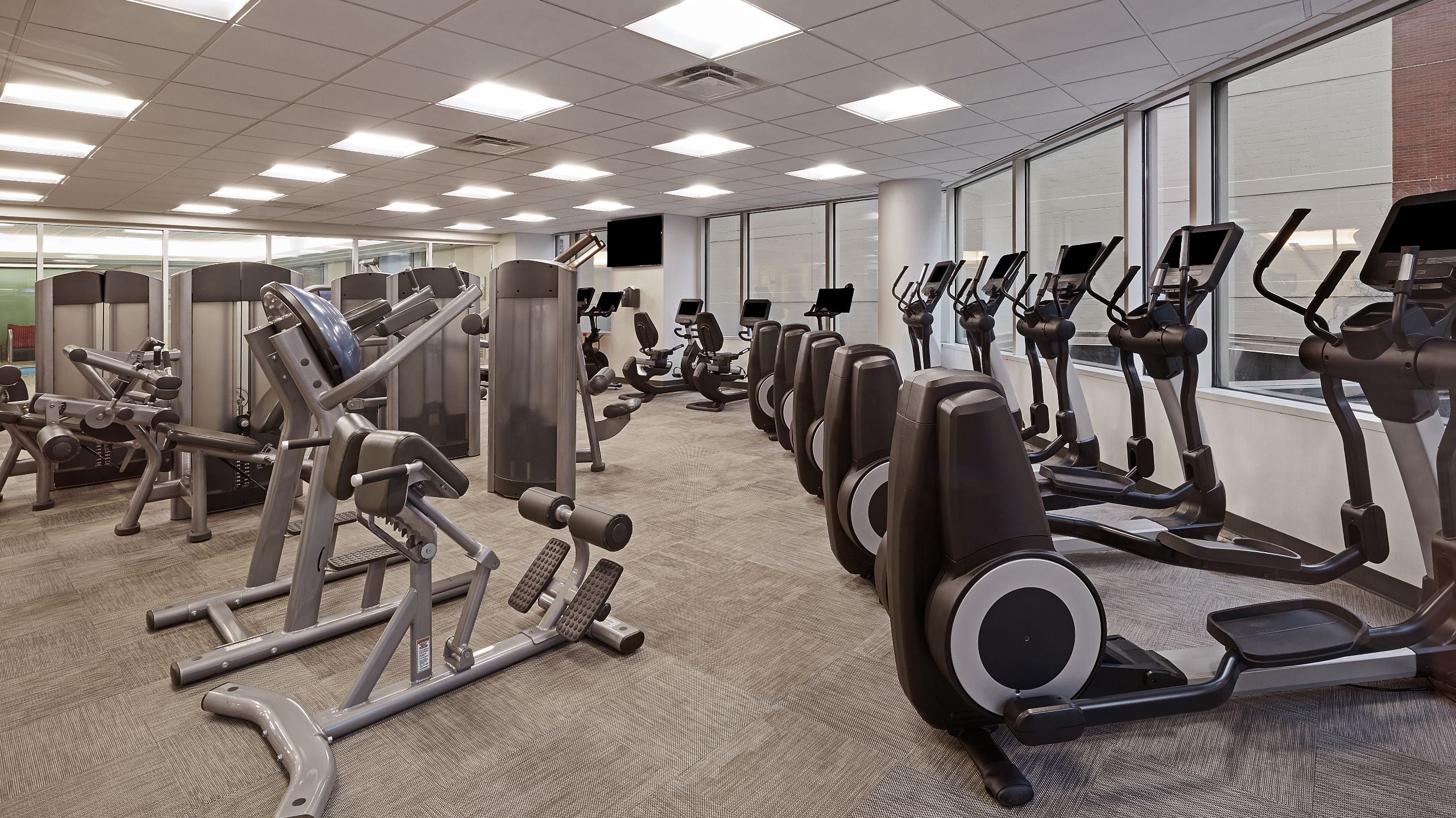 Hyatt Centric Chicago Magnificent Mile Health Club Ellipticals