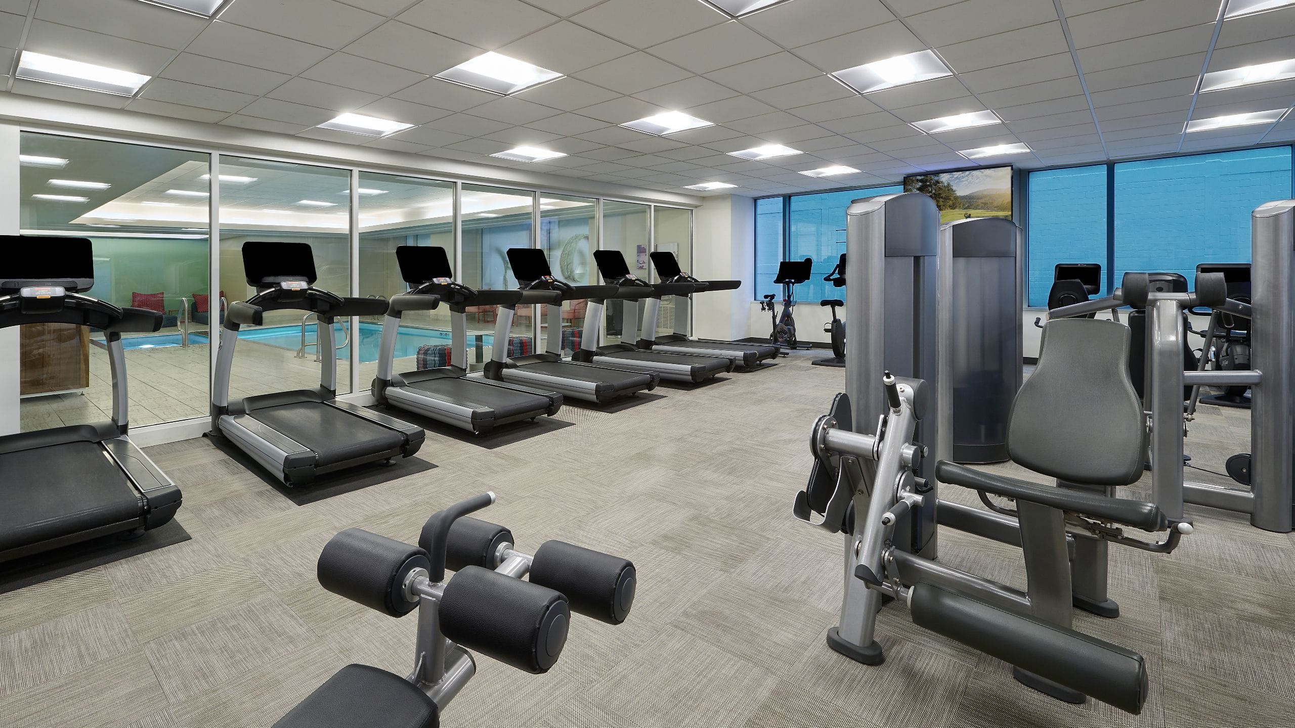 Hyatt Centric Chicago Magnificent Mile Health Club Treadmills