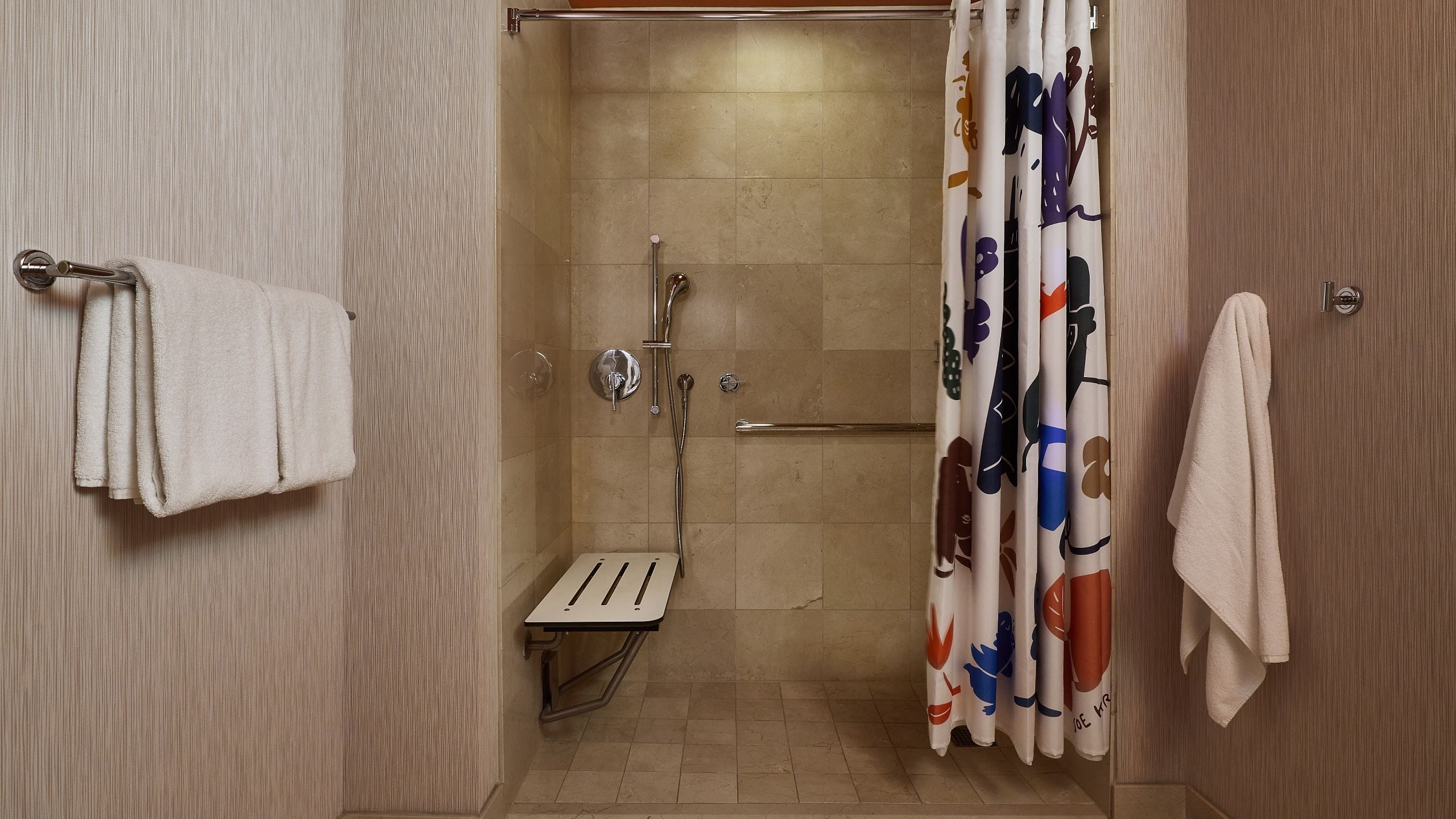 Hyatt Centric Chicago Magnificent Mile Accessible Bathroom With Walk In Shower