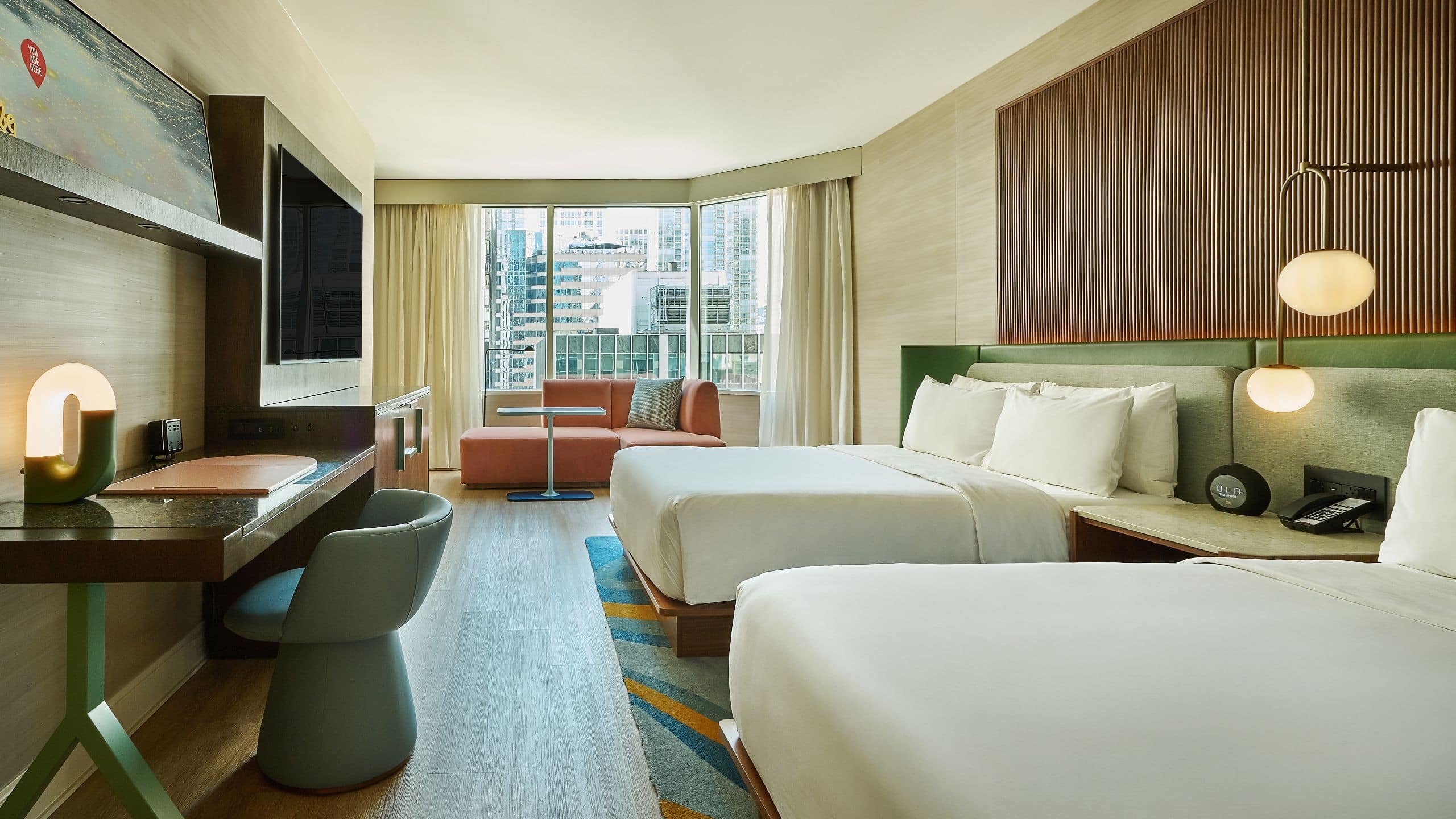 1 of 2 Hyatt Centric Chicago Magnificent Mile Double Queen