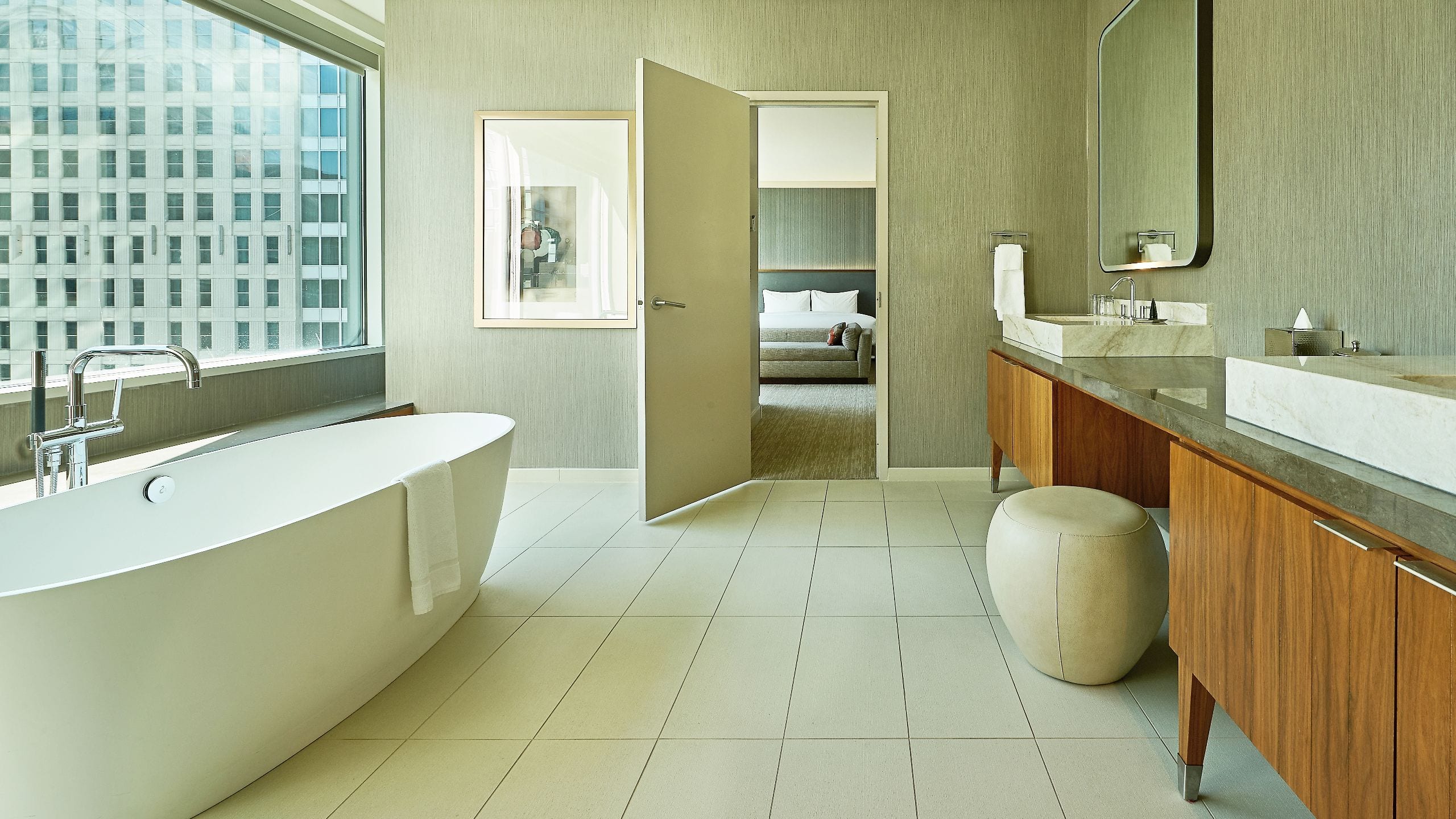 3 of 3 Hyatt Centric Chicago Magnificent Mile Presidential Suite Bathroom