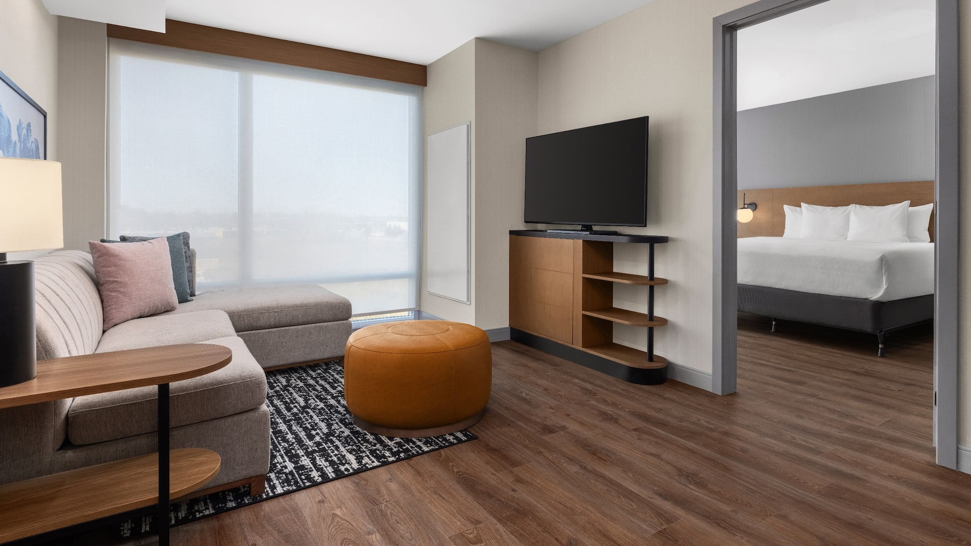 Hyatt House Mississauga / Airport Corporate Centre King Suite Bedroom View