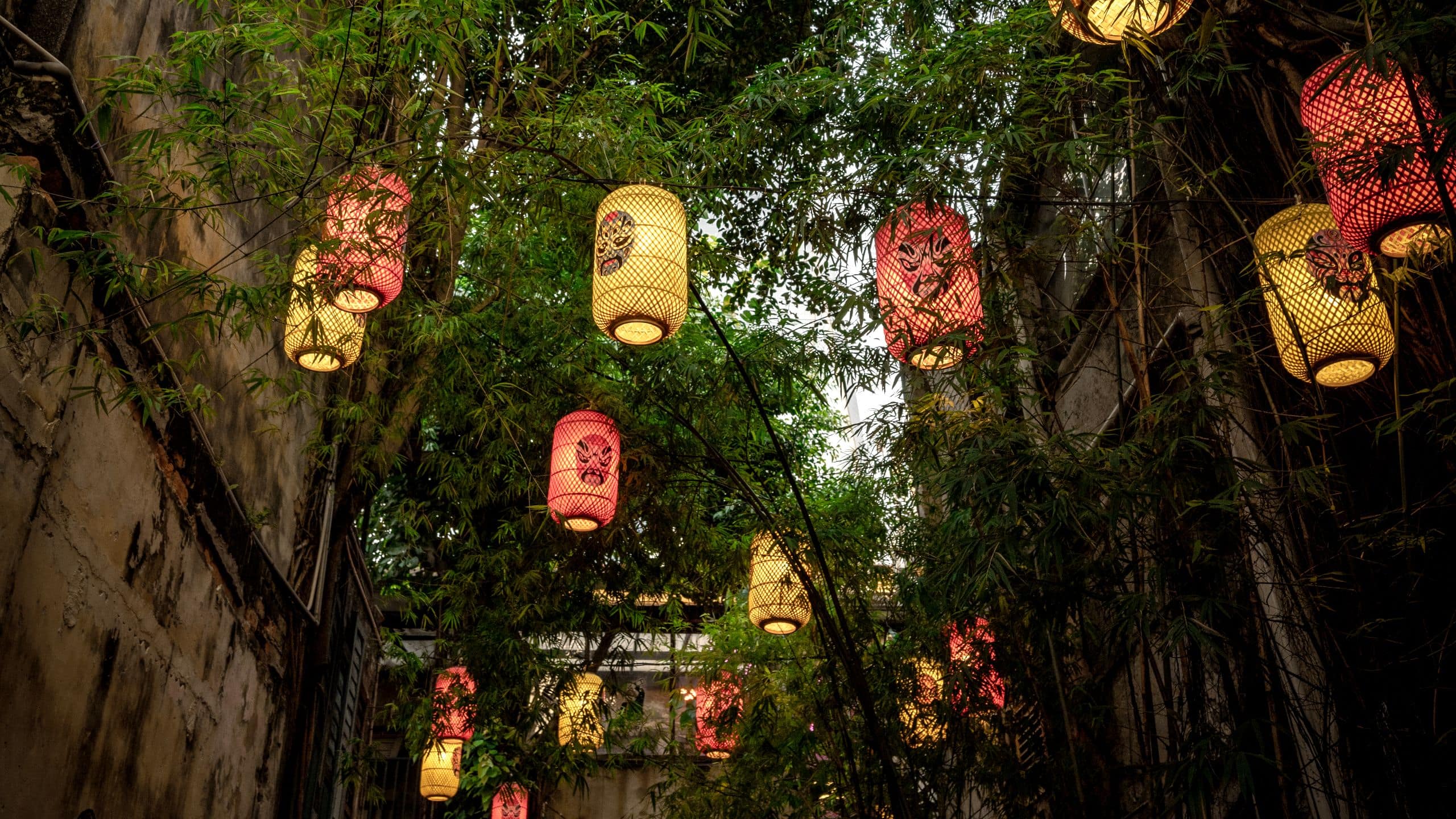 Park Hyatt Kuala Lumpur Kwai Chai Hong Chinatown Lanterns Hanging