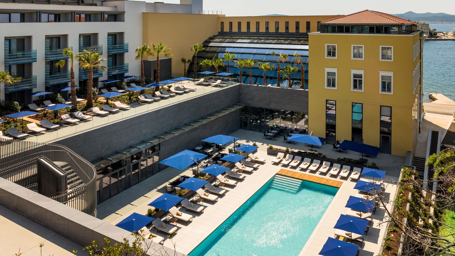 Hyatt Regency Zadar Pool Upper And Lower Deck
