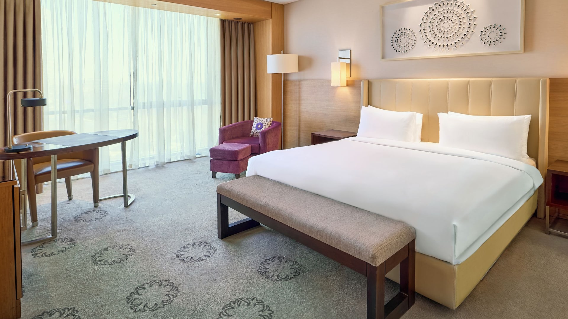 1 of 5 Hyatt Regency Tashkent Deluxe King Bedroom