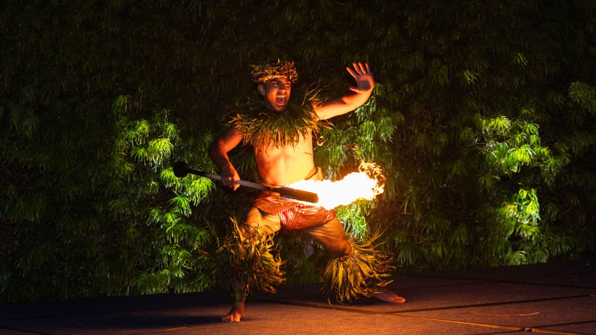 Hyatt Regency Mission Bay Spa and Marina Luau Fire