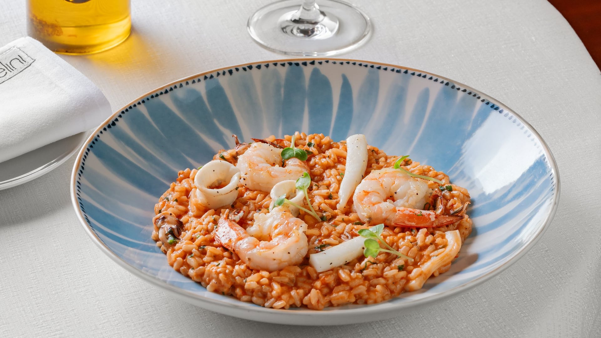 Grand Hyatt Mumbai Hotel & Residences Celini Seafood Risotto