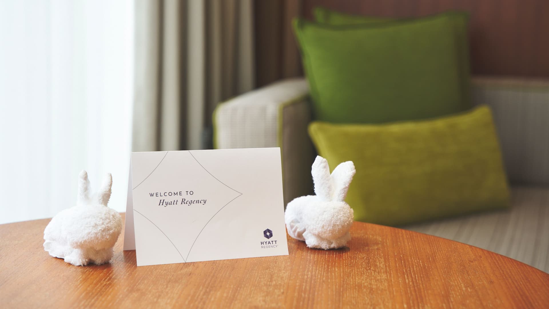 Hyatt Regency Seragaki Island, Okinawa Anniversary Plan Welcome Card