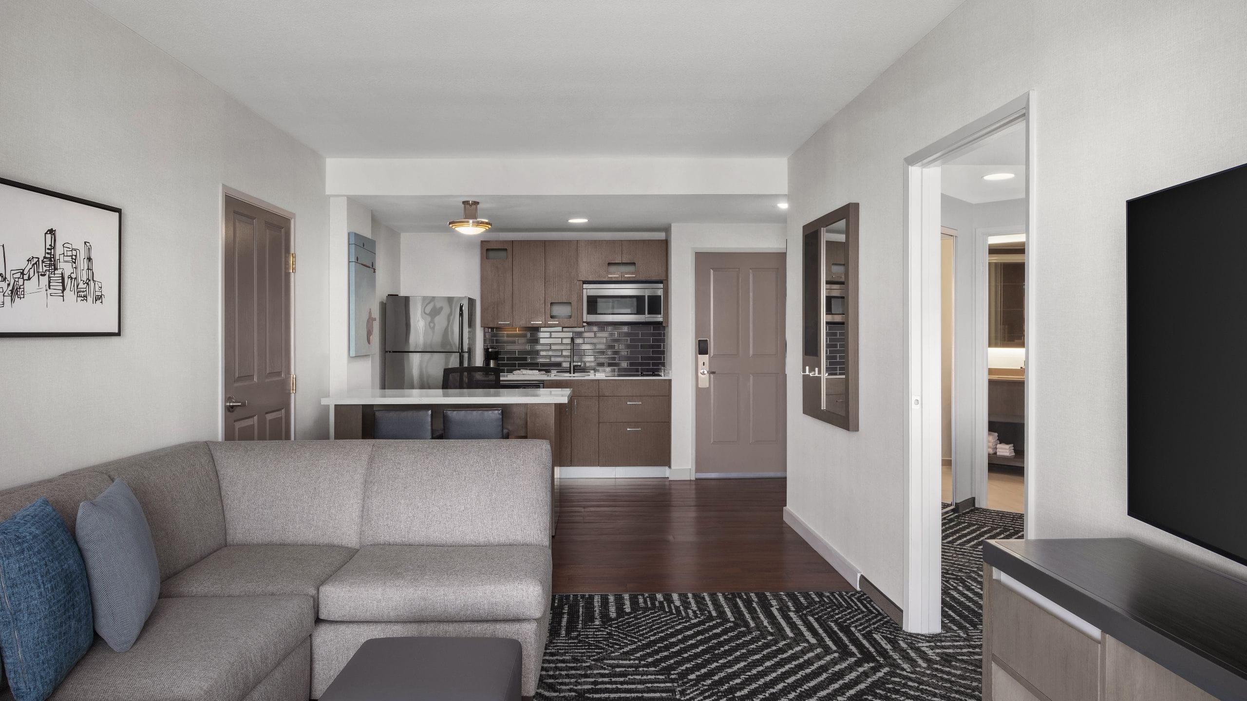 Hyatt House Emeryville/San Francisco Bay Area Living Room Long Shot