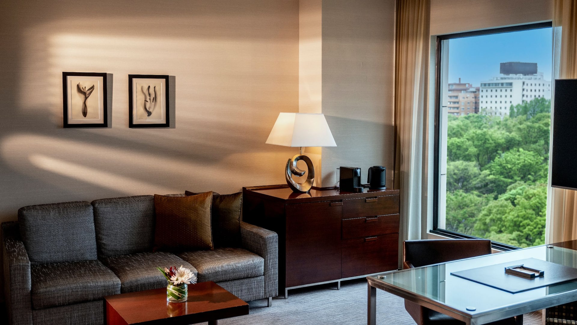 Hyatt Regency Tokyo Club Deluxe King Guestroom Living Room