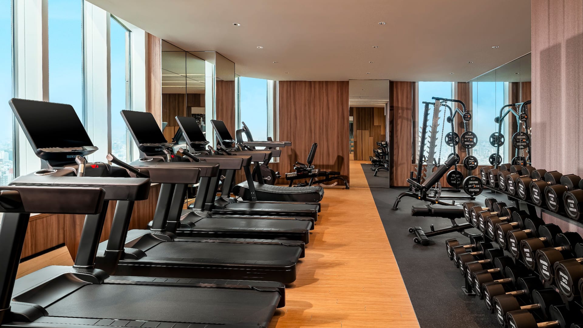 Hyatt Regency Tokyo Fitness Center Running Machine