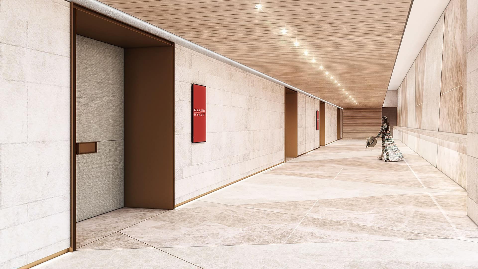 1 of 1 Grand Hyatt Cancun Beach Resort Meeting Foyer Rendering