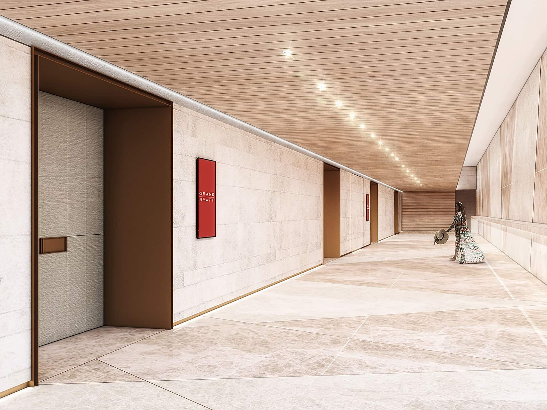 Grand Hyatt Cancun Beach Resort Meeting Foyer Rendering