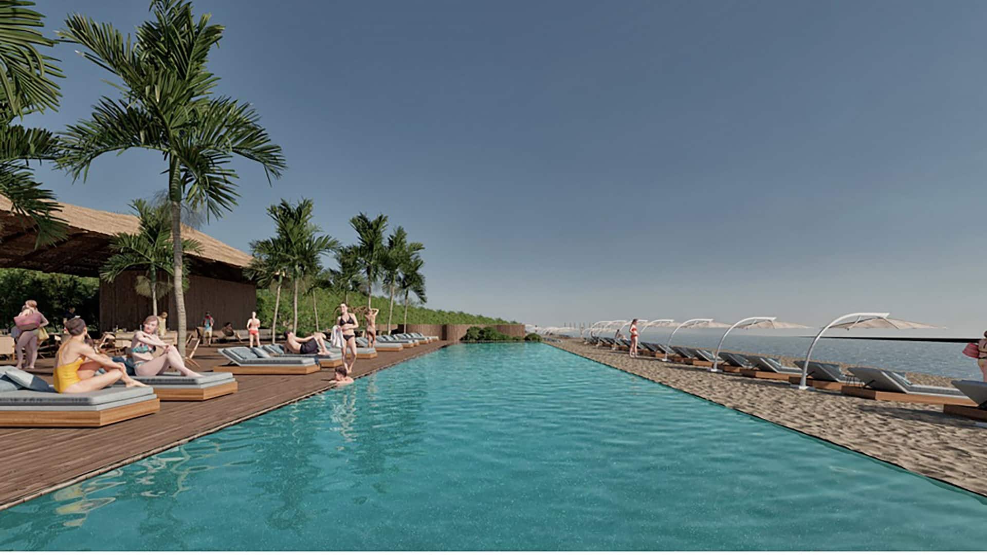 Grand Hyatt Cancun Beach Resort Beach Club Alberca