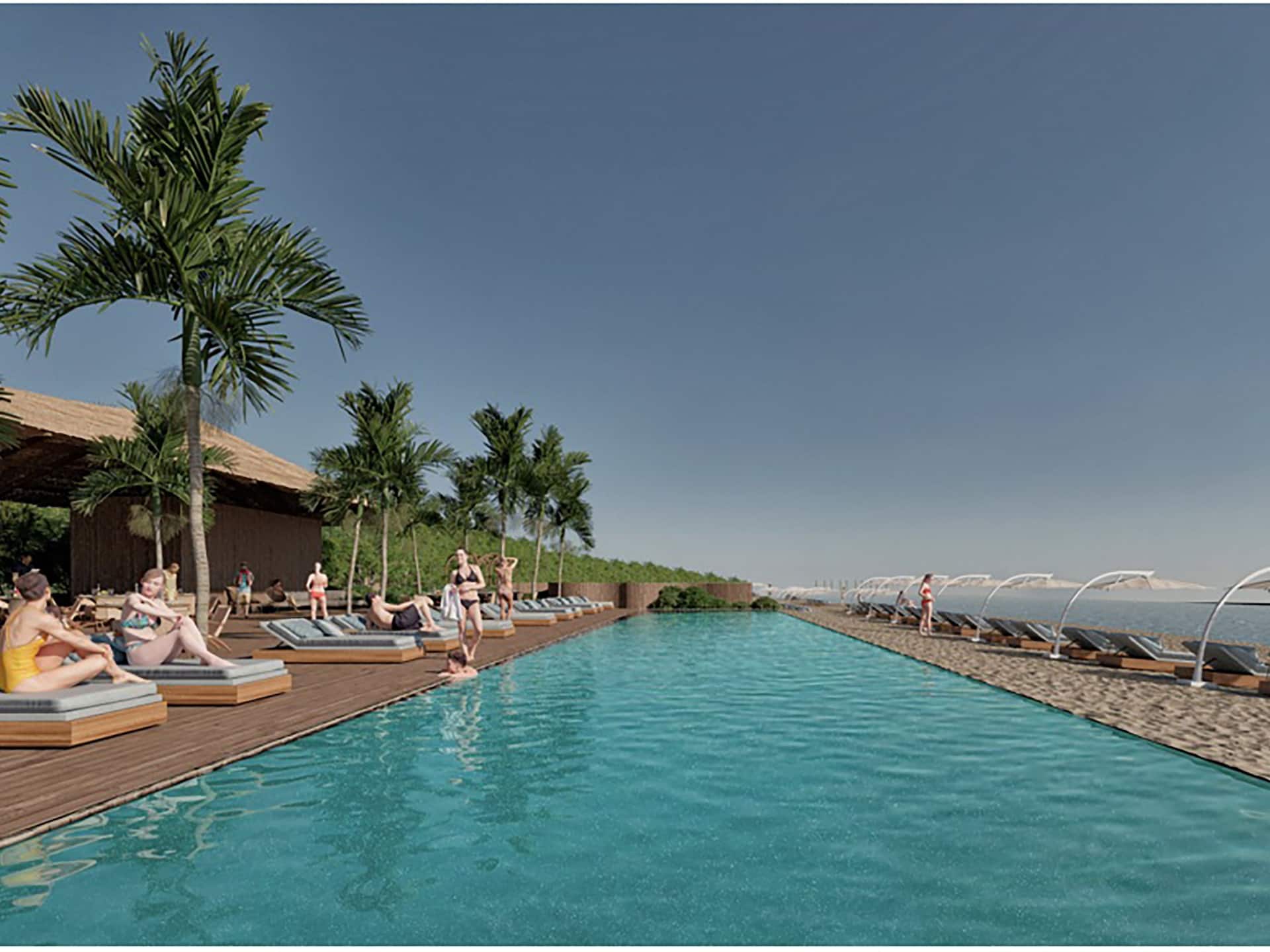 Grand Hyatt Cancun Beach Resort Beach Club Alberca