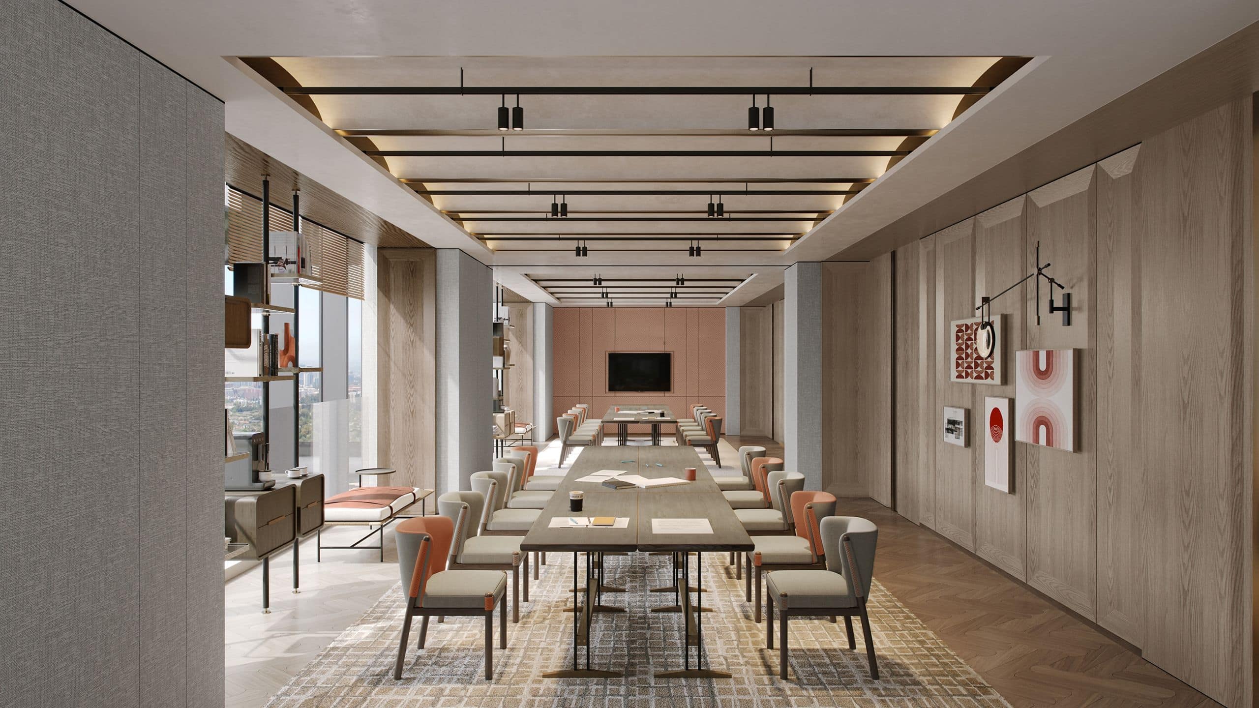 1 of 1 Suzhou Xiangcheng Hotel and Suites Rendering Yuan Tower Studio Function Room