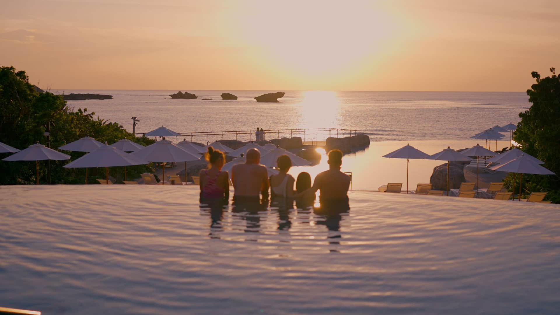 Hyatt Regency Seragaki Island, Okinawa Sunset Gusuku Pool