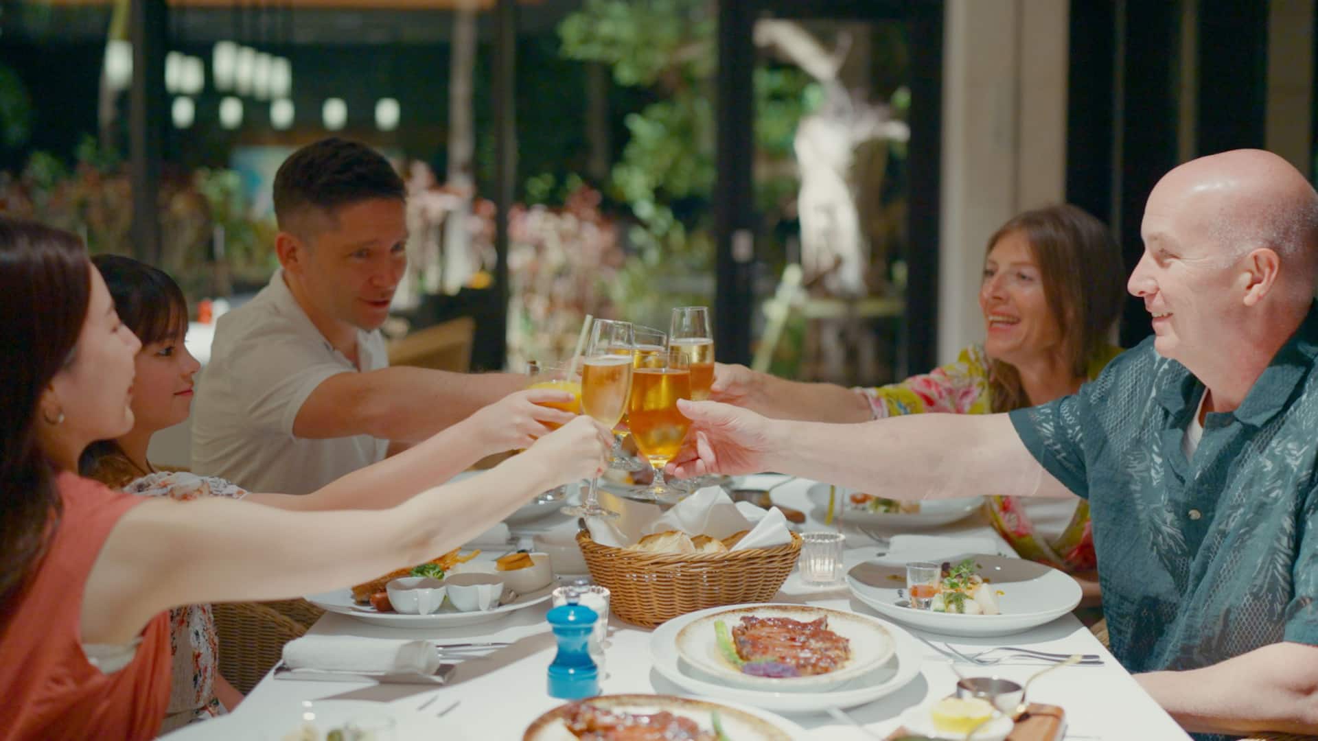 Hyatt Regency Seragaki Island, Okinawa Serale Grill Family Toast