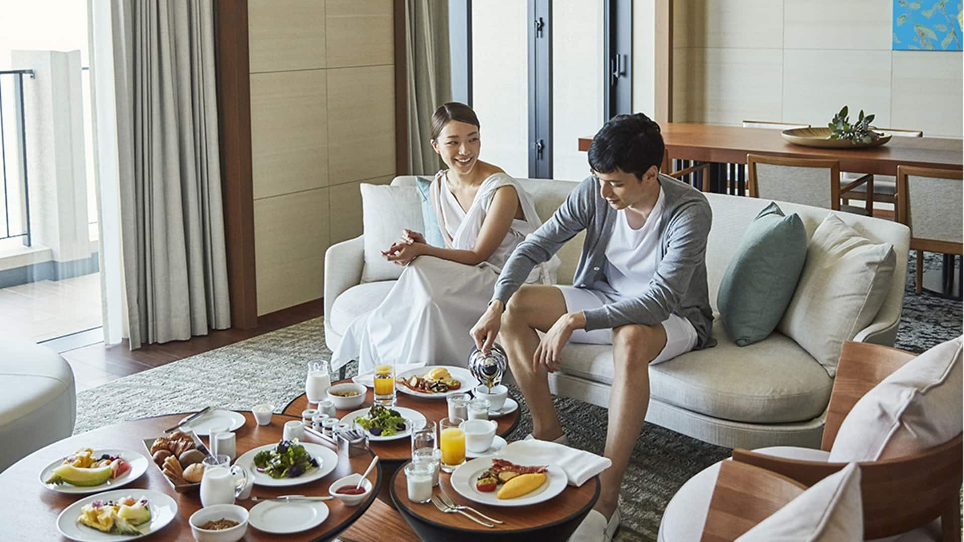 Hyatt Regency Seragaki Island, Okinawa New Day Breakfast
