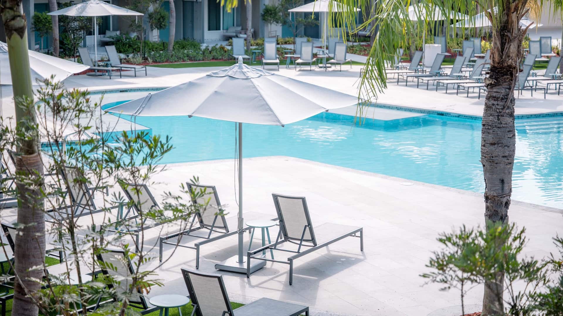 1 of 1 Hyatt Centric San Juan Isla Verde Swimming Pool Set Up With Palm Trees