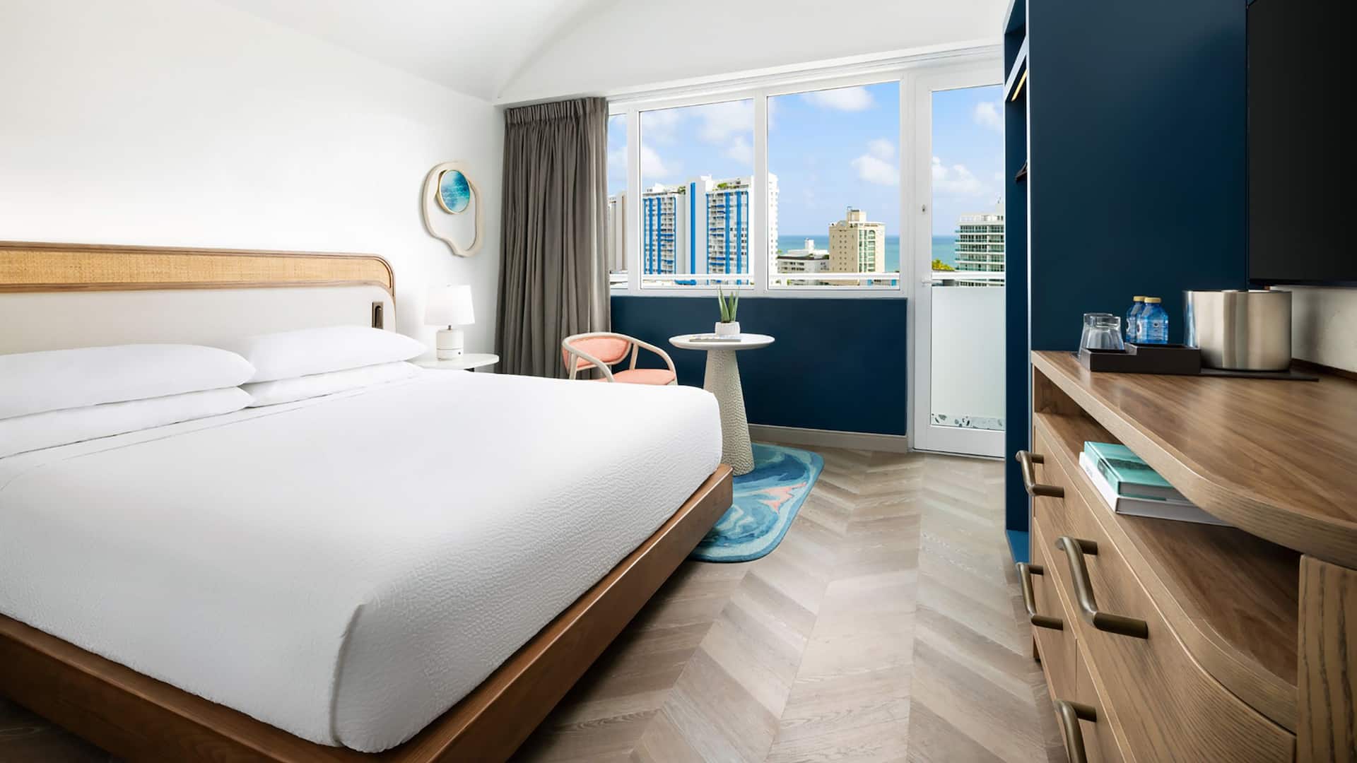 1 of 1 Hyatt Centric San Juan Isla Verde King Guestroom And Tv Area