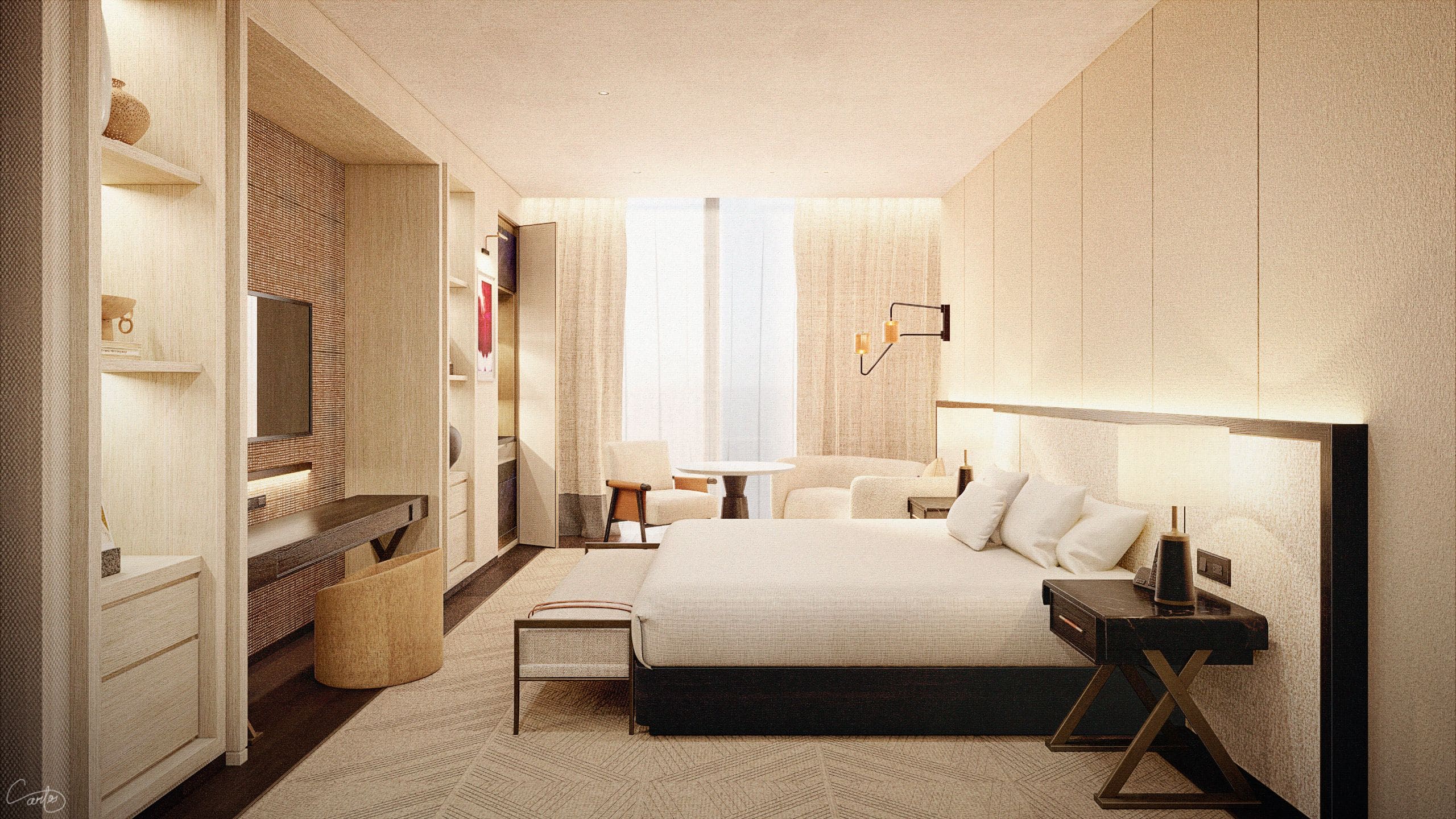 Park Hyatt Mexico City King Suite Bedroom